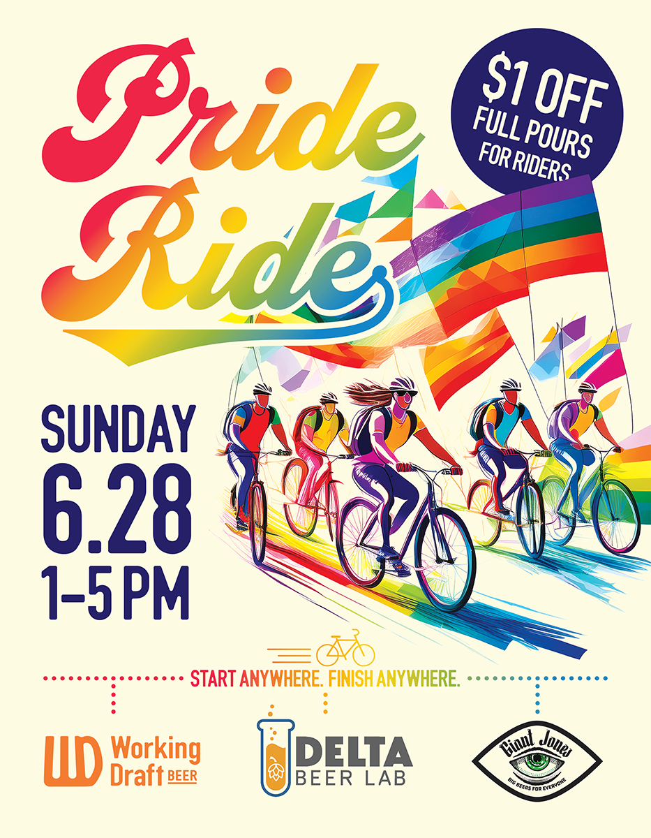 Pride Ride w/ Delta, Giant Jones, & Working Draft
