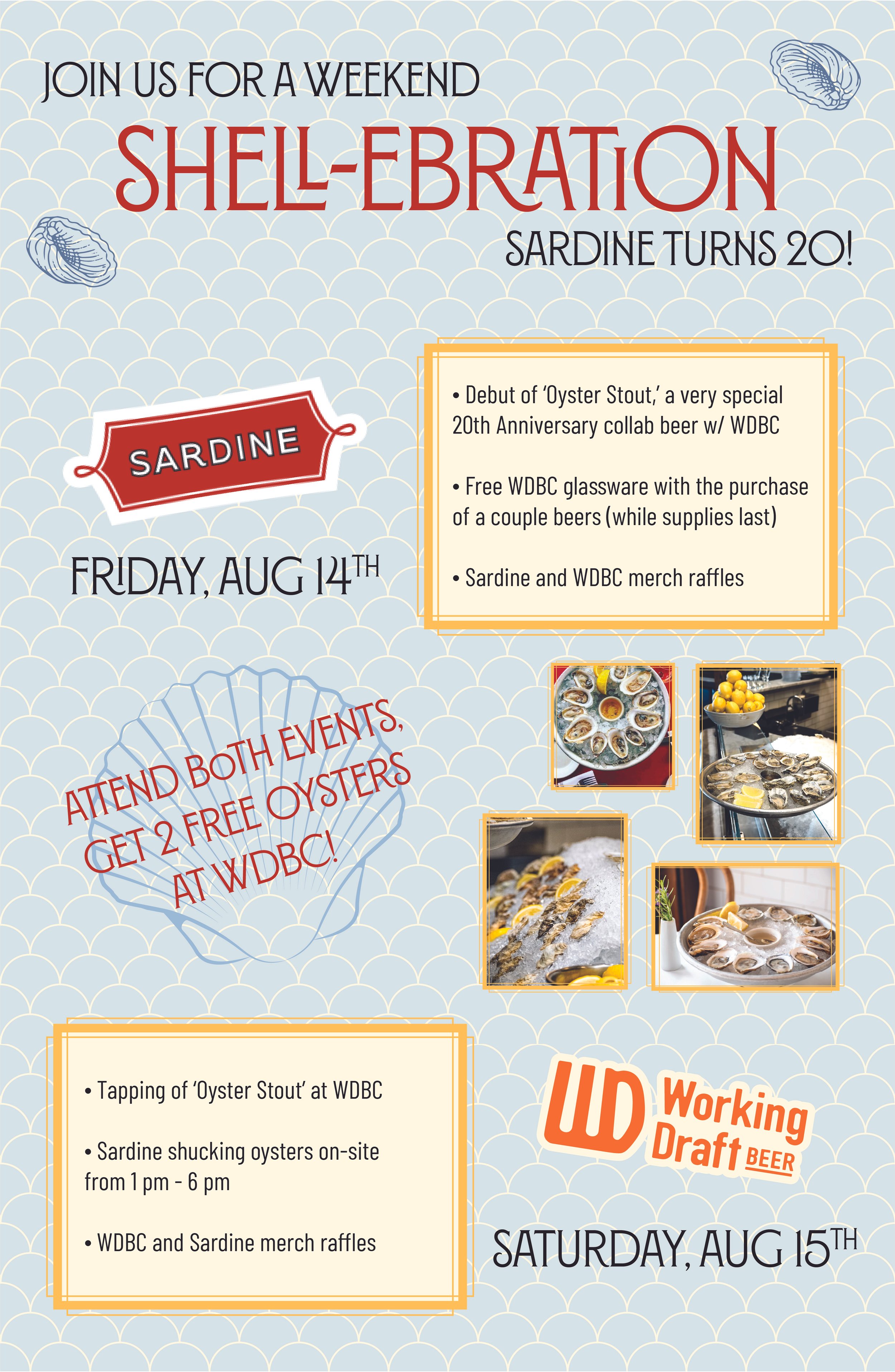 Shell-ebration Oyster Stout Release at Sardine