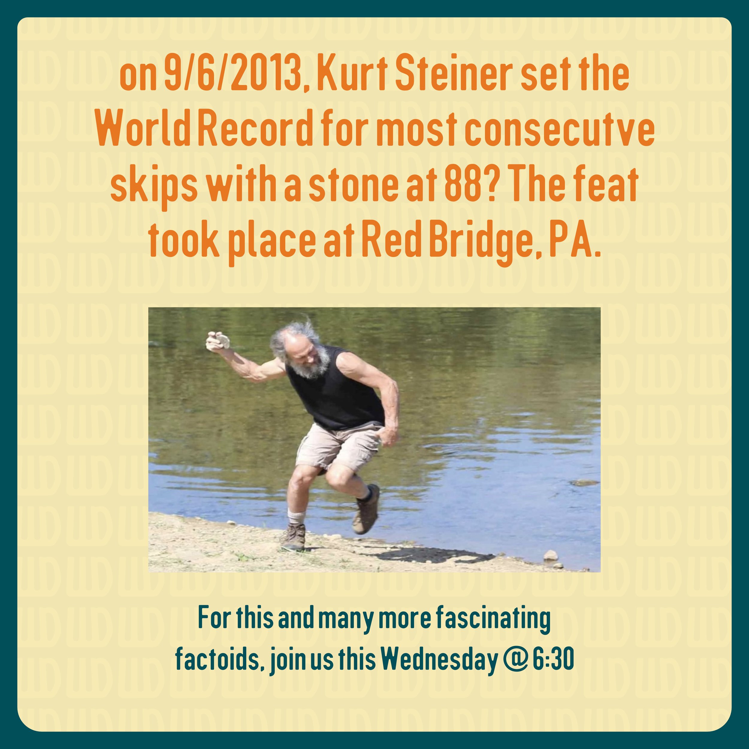 Trivia starts at 6:30pm every Wednesday!