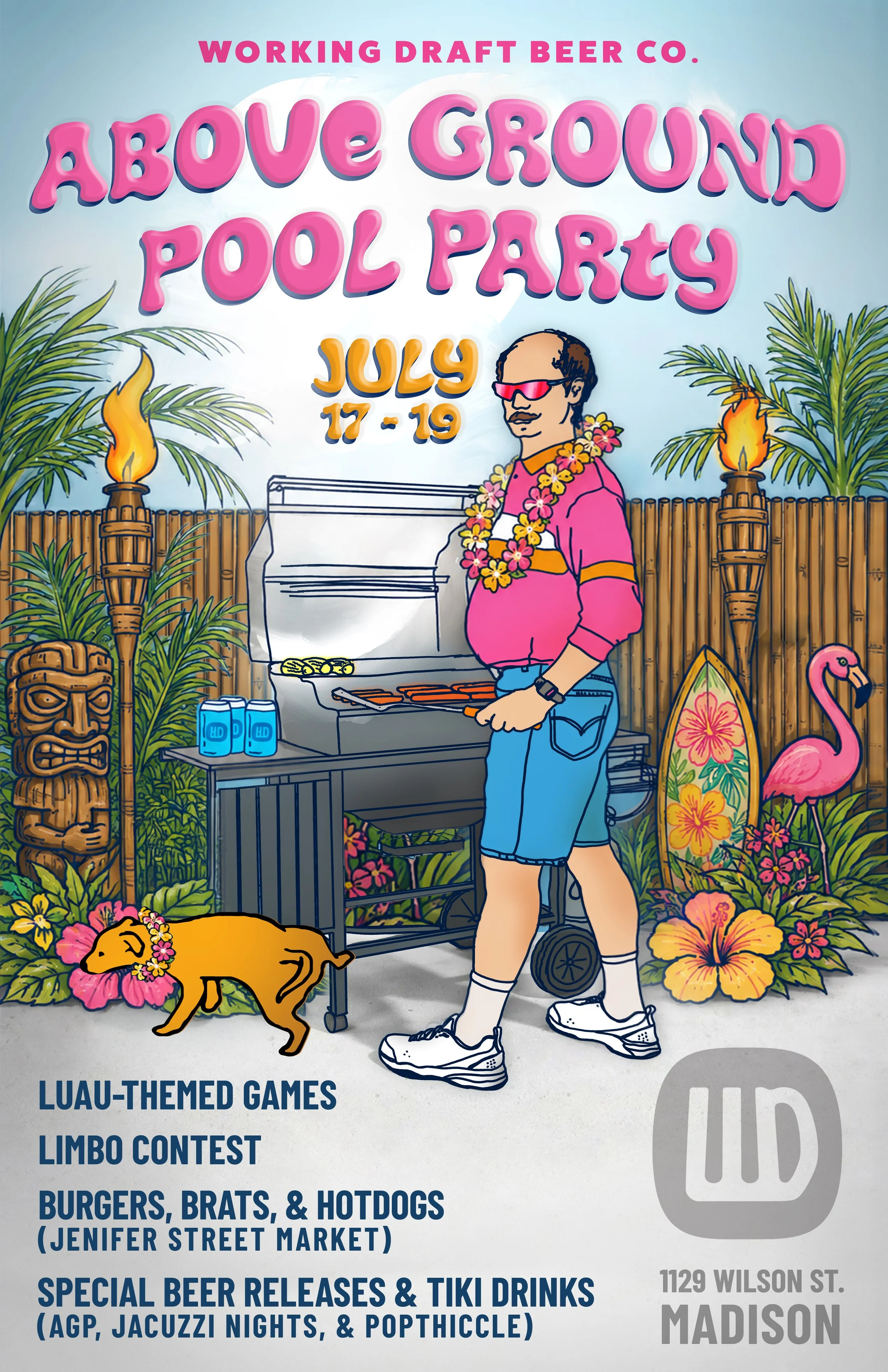 Above Ground Pool Party 7/17 - 7/19