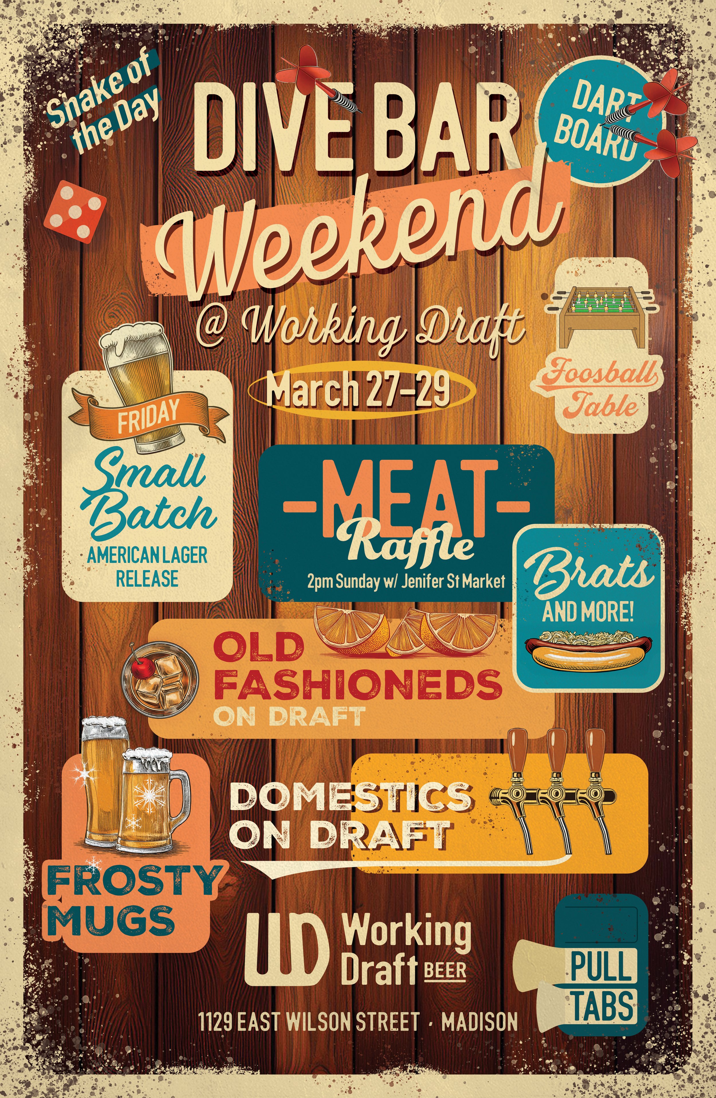 Dive Bar Weekend March 27 - 29