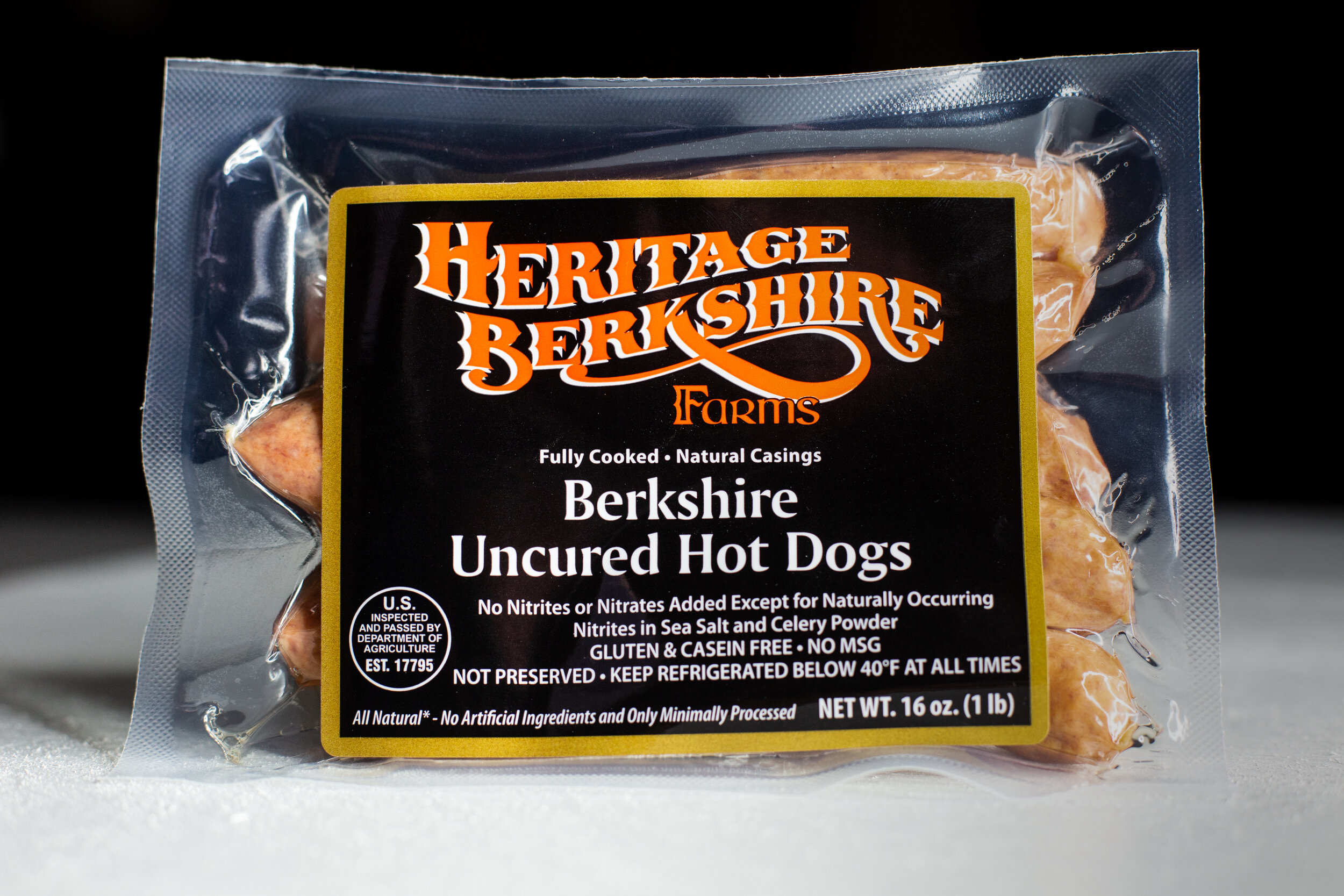Berkshire Hot Dogs — Heritage Berkshire Pork