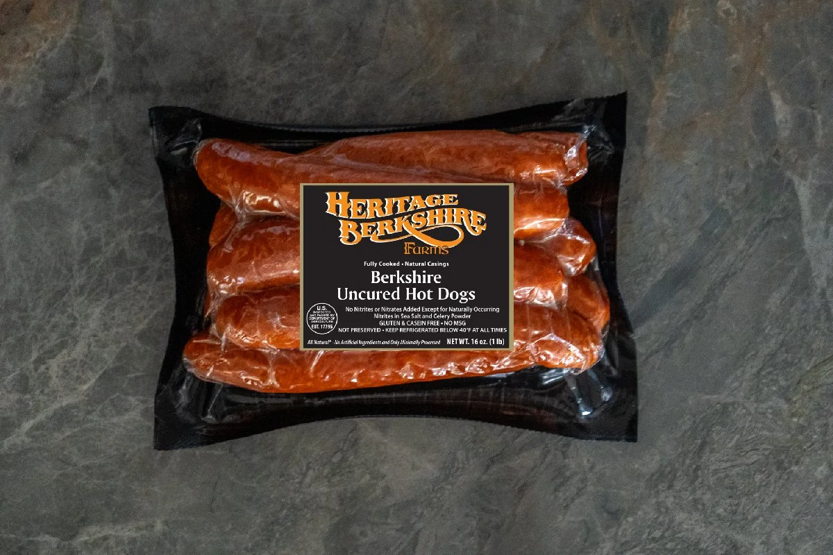 Berkshire Premium Hot Dogs — Heritage Berkshire Pork