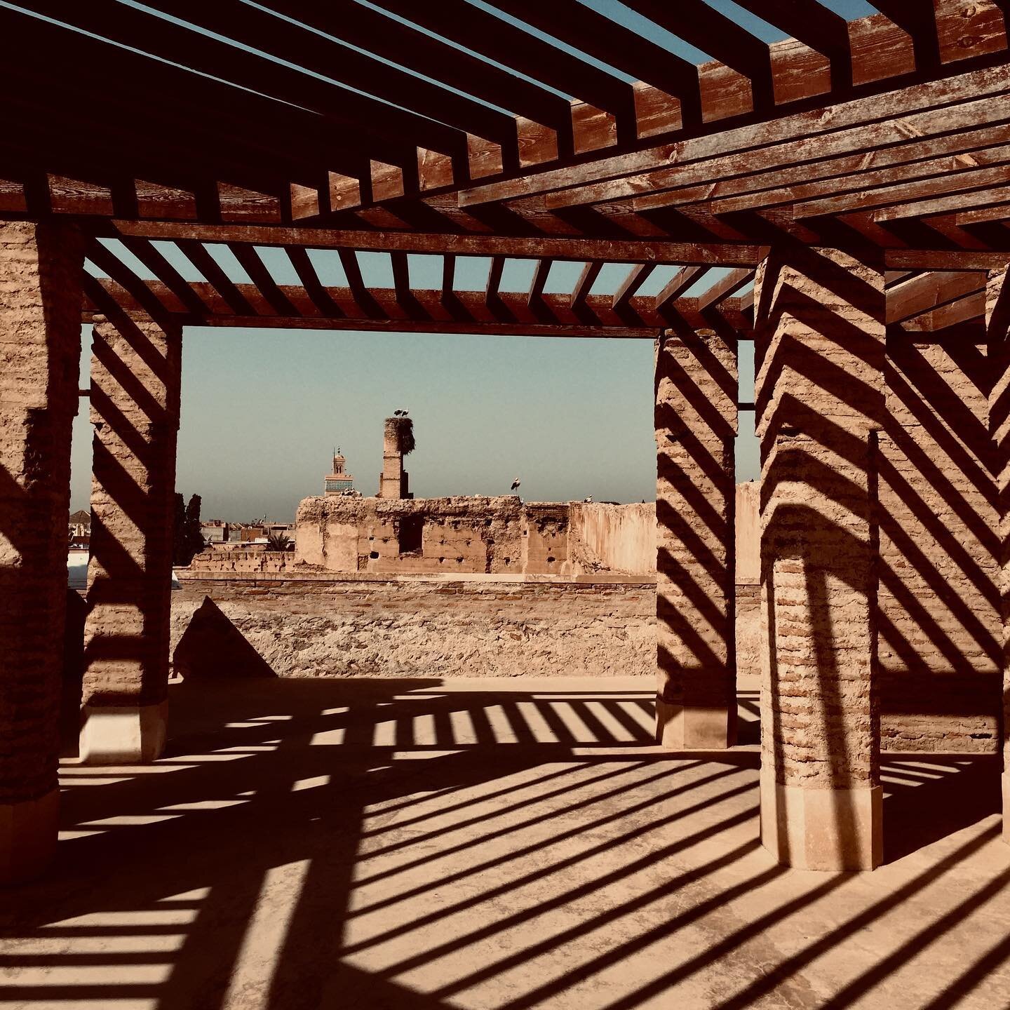 El Badi Palace, &ldquo;Place of Wonder&rdquo; frames the M&eacute;dina  of Marrakech. It was commissioned by the sultan Ahmad al-Mansur of the Saadian dynasty sometime shortly after his accession in 1578. The palace's construction was funded by a sub