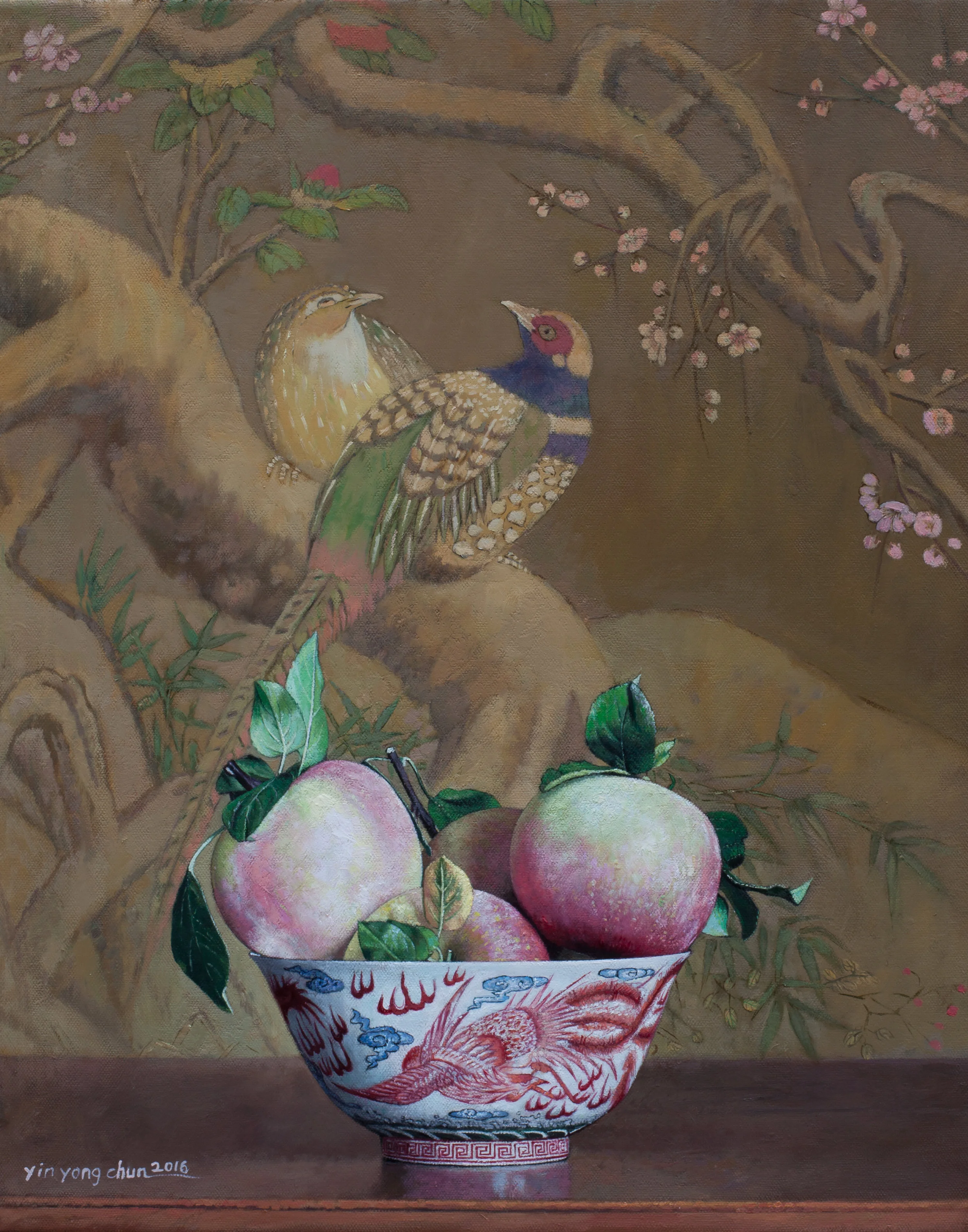 Apples in the bowl