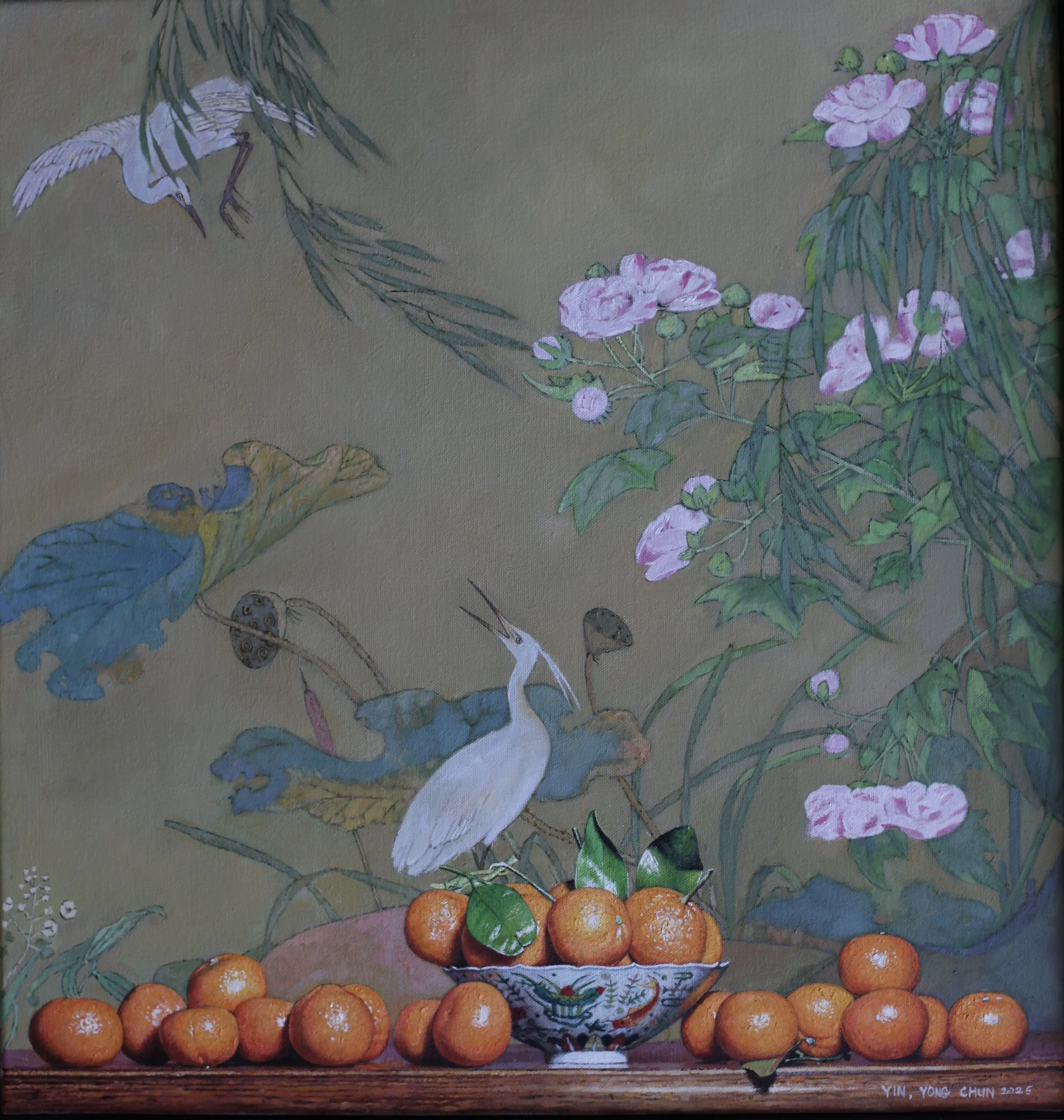 Oranges and ancient Chinese painting 
