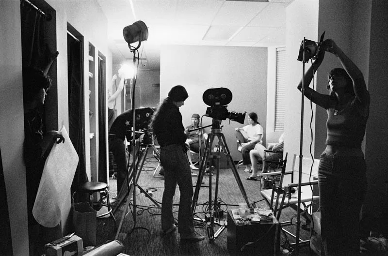 On the set of It Happens to Us . Photo courtesy of the filmmaker.