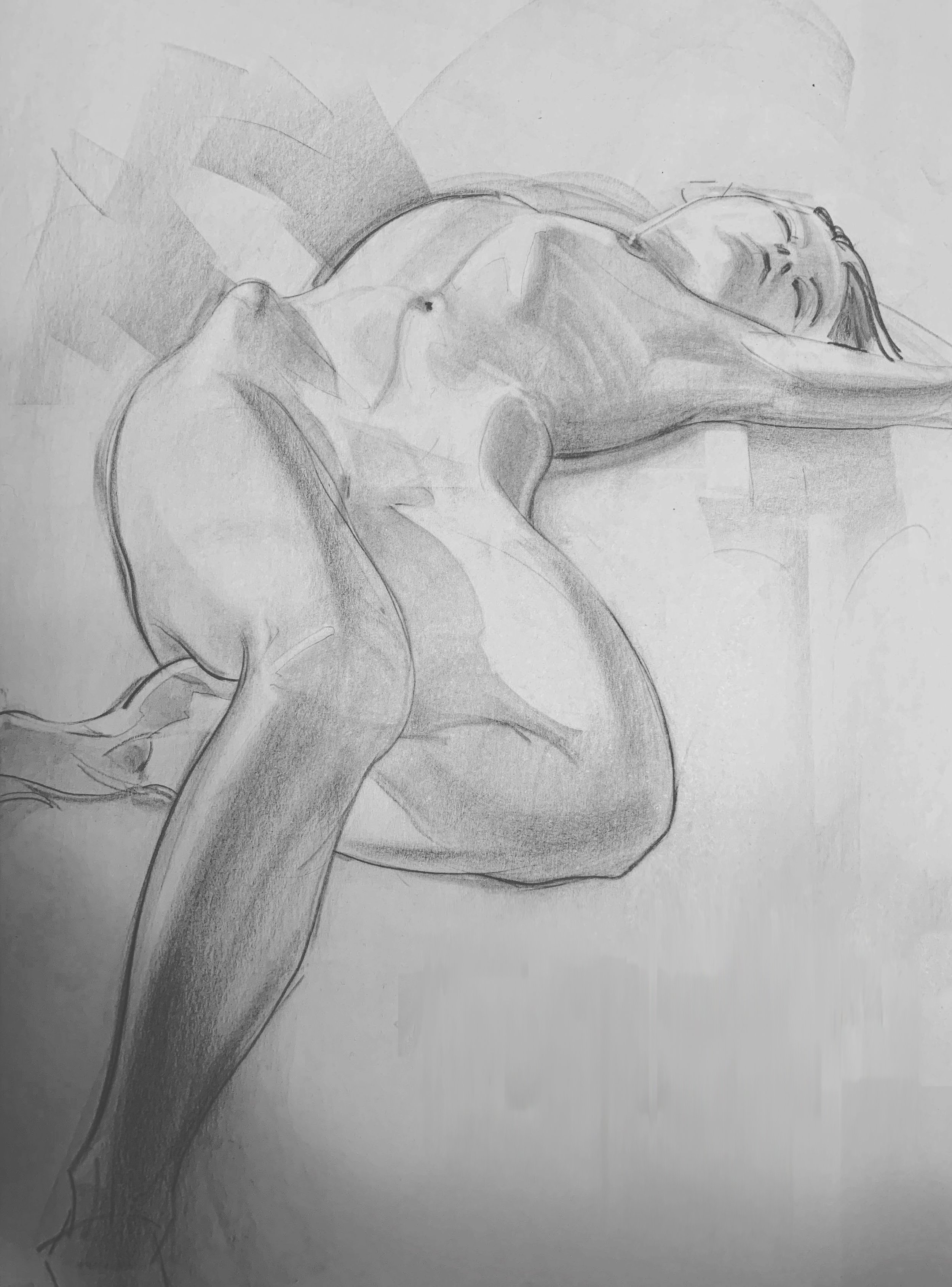 Reclining Nude From Life