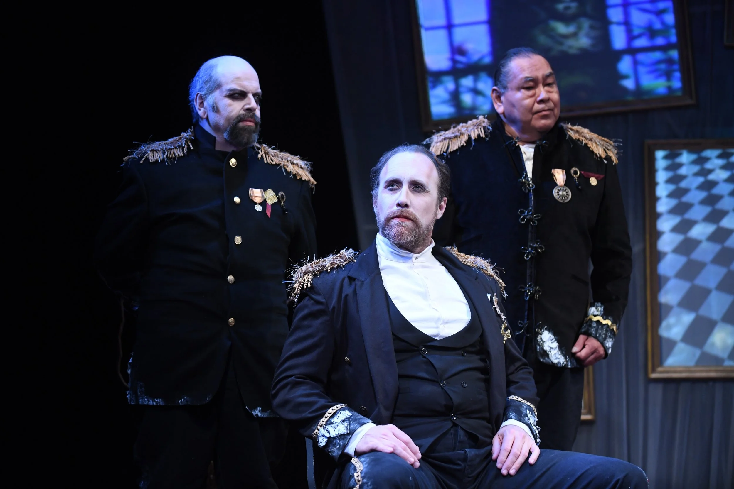 Generals Miramon and Mejia with Emperor Maximilian