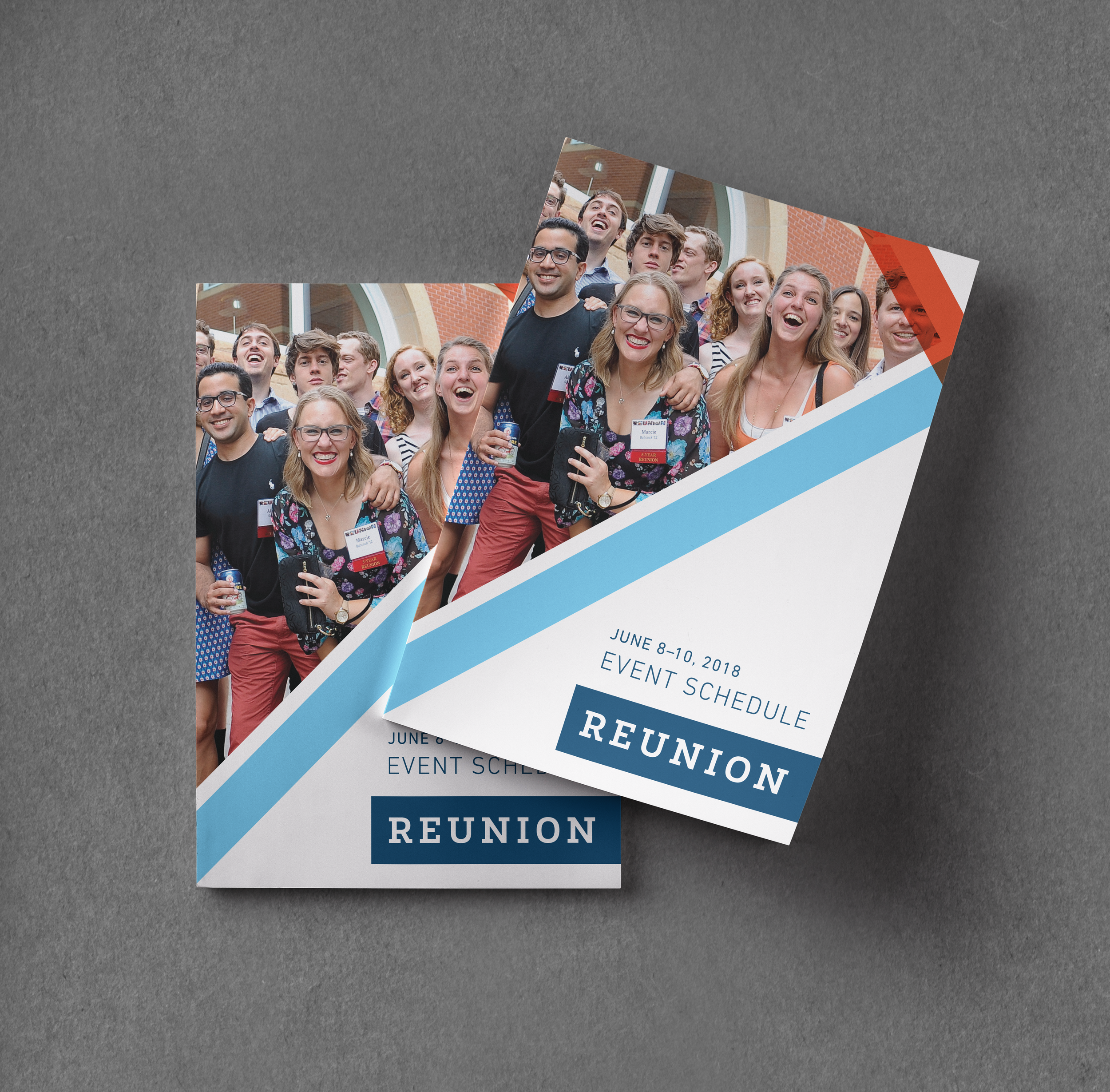 REUNION MATERIALS | VariousFollowing the rebranding of Macalester, I redid the concepts and layouts of all the 2018 Macalester reunion materials.