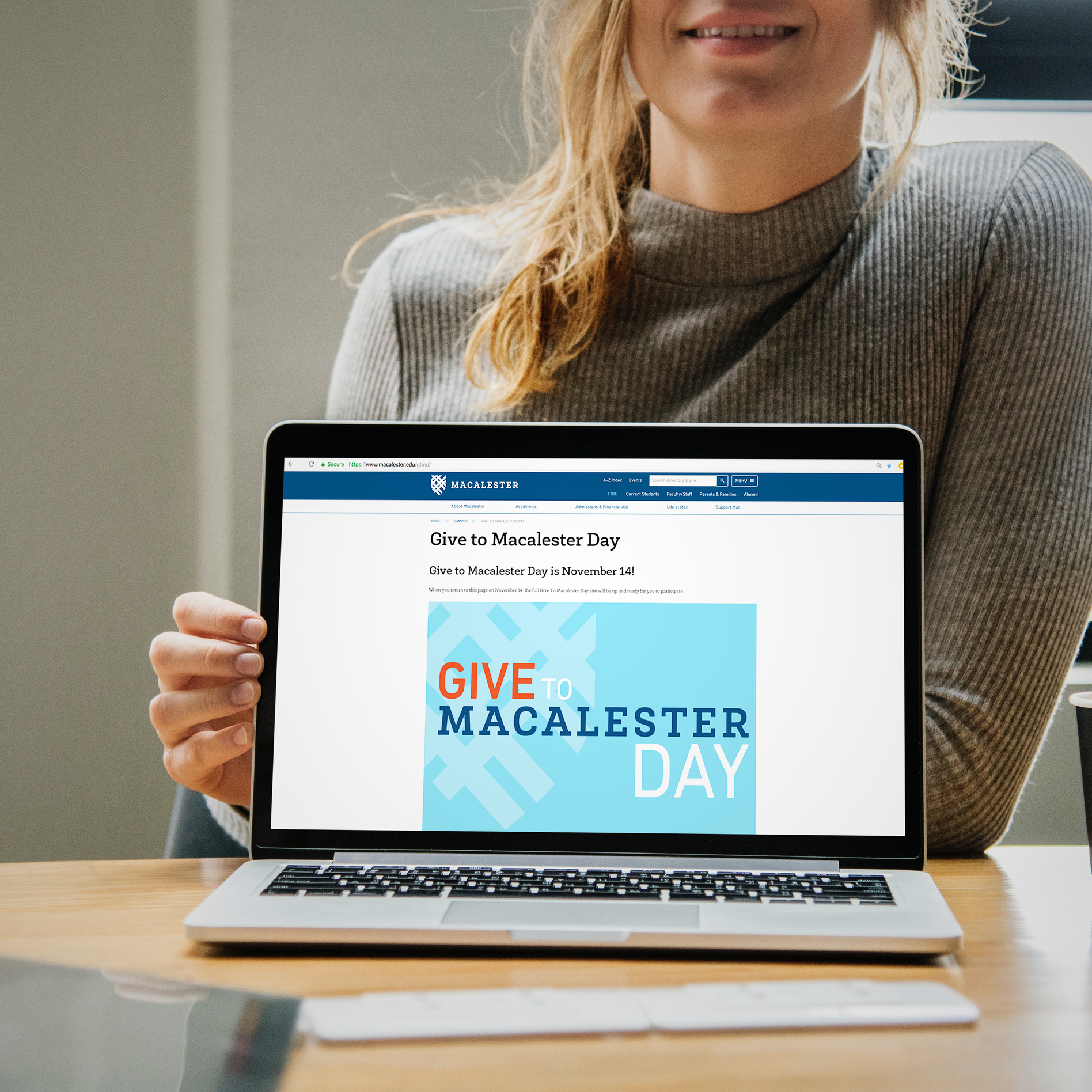 GIVE TO MACALESTER DAY | 2018Give to Macalester Day is the annual giving event in which donations are matched and special challenges are given class- and campus-wide.As a part of the new Macalester rebranding and The Macalester Moment campaign, I cr…