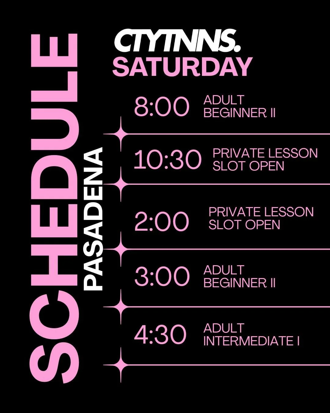 Come out this Saturday to Pasadena with Coach @merchant.shawn! Sign up at jointcitytennis.com