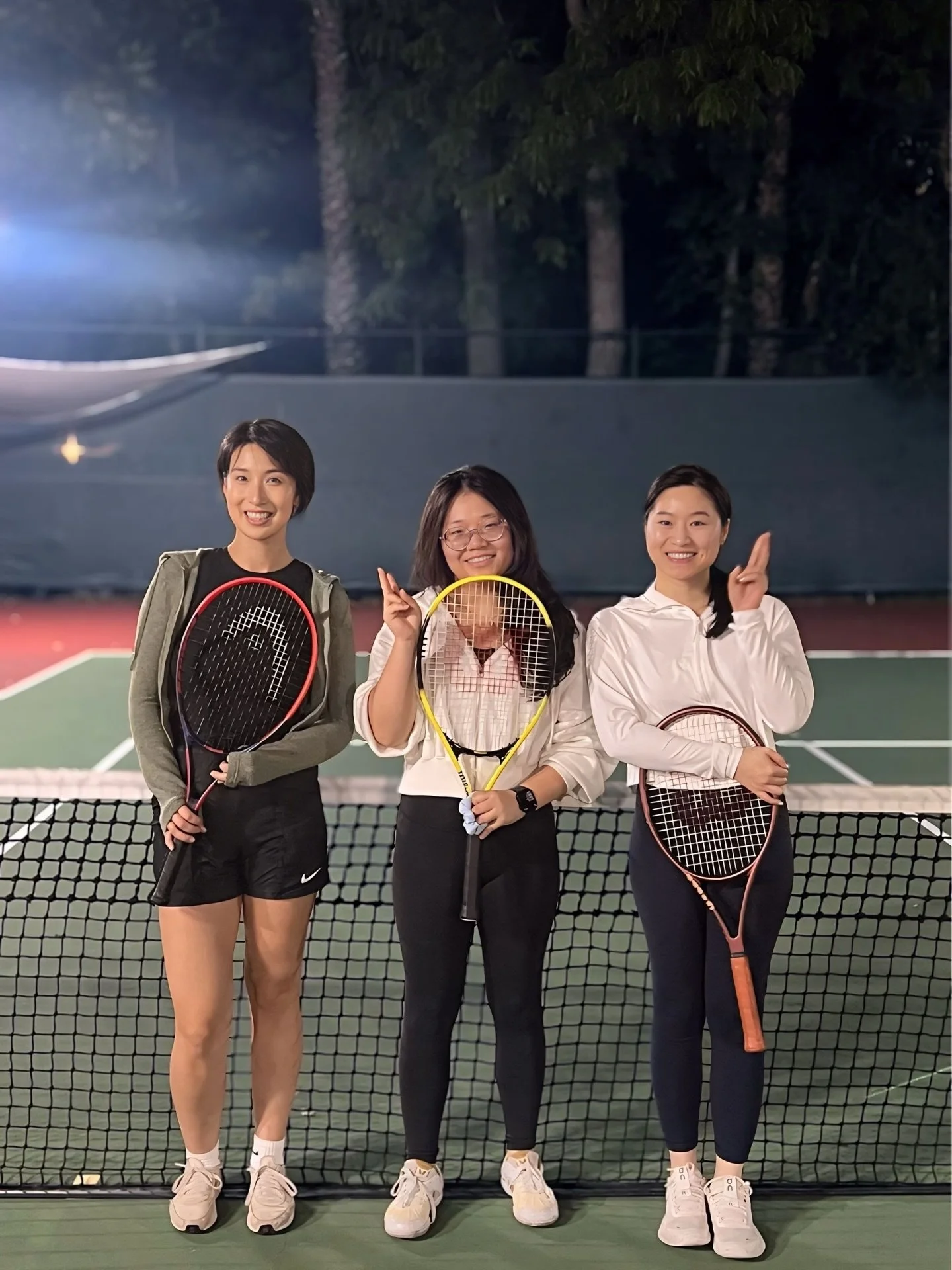 Lovely nights in Pasadena w/Coach @merchant.shawn #pasadena #southpasadena #dtla #tennis #joincitytennis