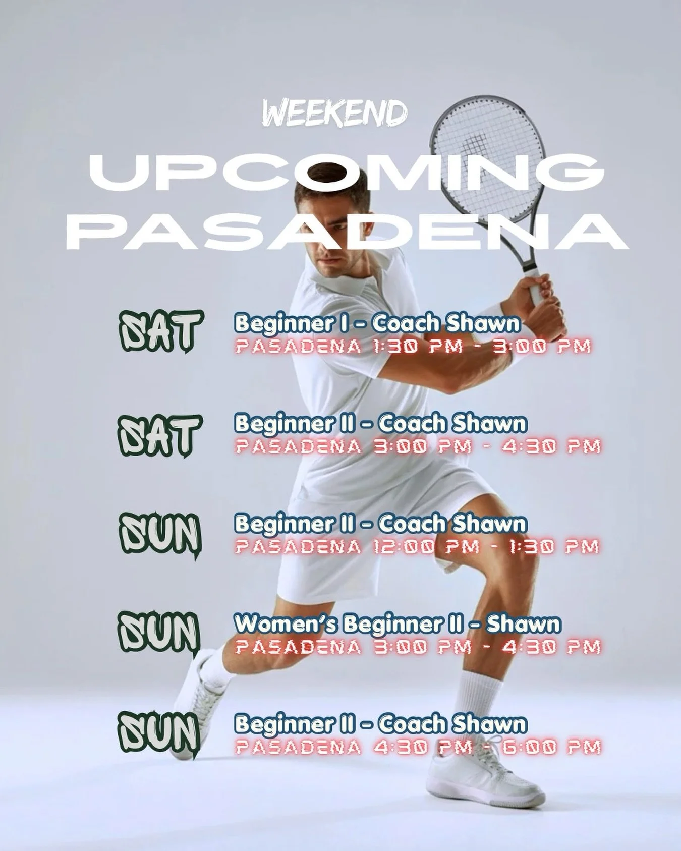 #Joincitytennis #tennis #pasadena #southpasadena #2026