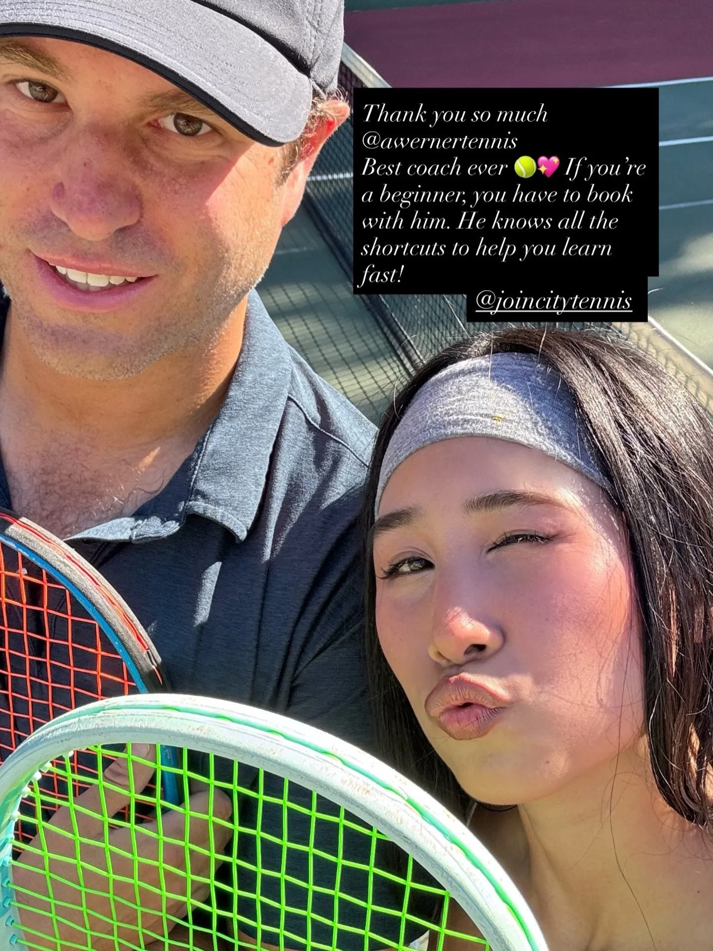 @maplepnida_ thank you for coming out. We had such a fun time getting you started and improving your strokes! @awernertennis #joincitytennis #tennis #beverlyhills #losangeles #2026