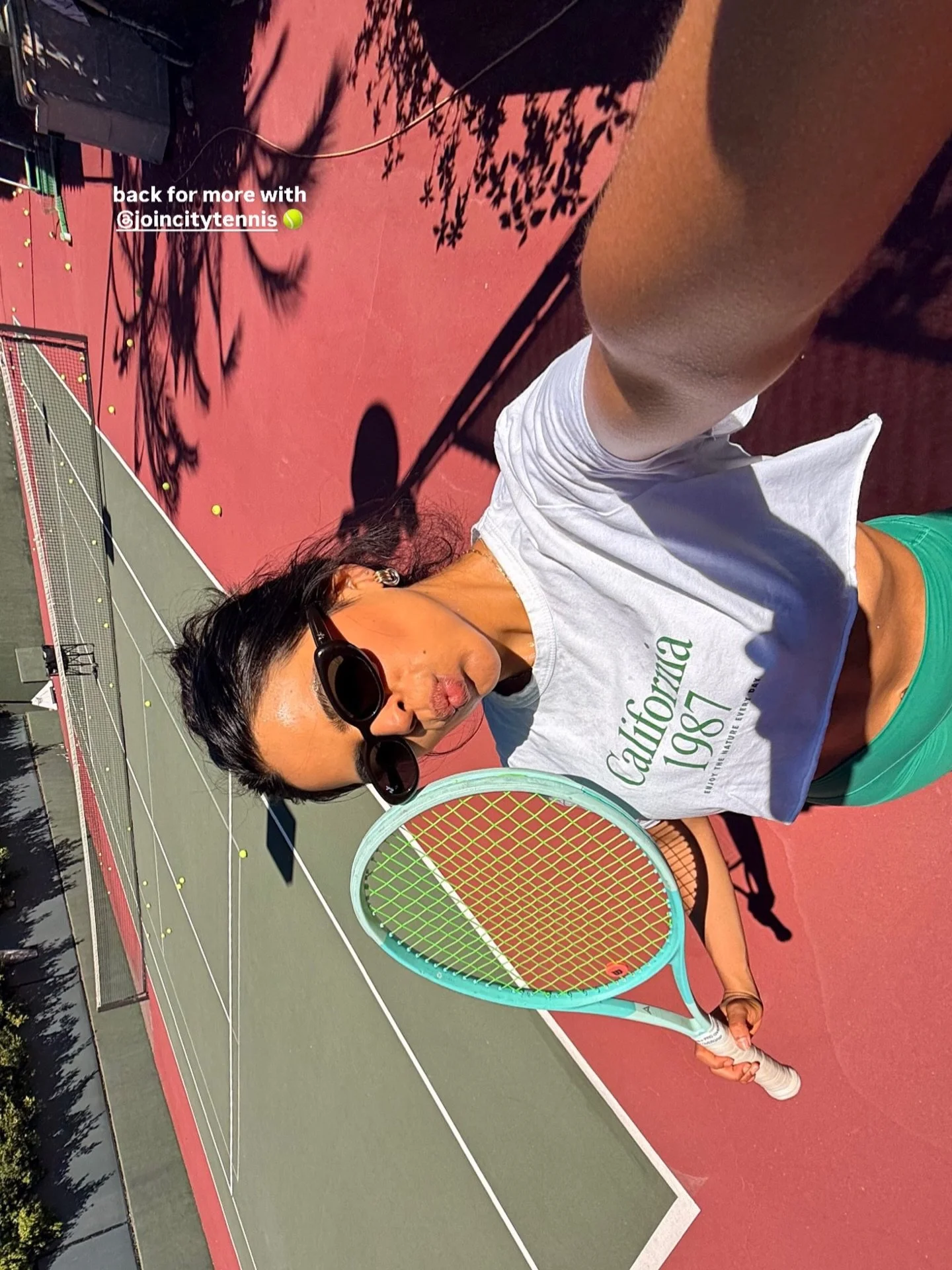 @happyfitzam love your vibe on the court #joincitytennis #tennis #beverlyhills #losangeles #2026 @awernertennis