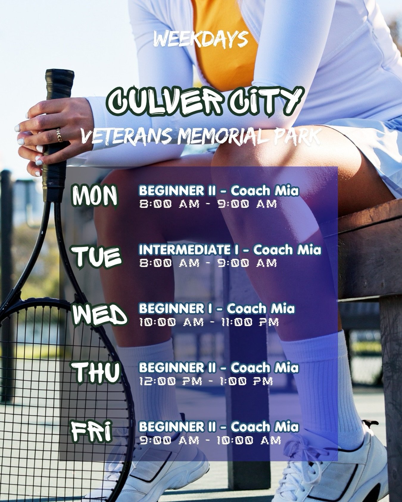#Joincitytennis #tennis #culvercity #losangeles #2026 with Coach Mia! @tennisamateurforever