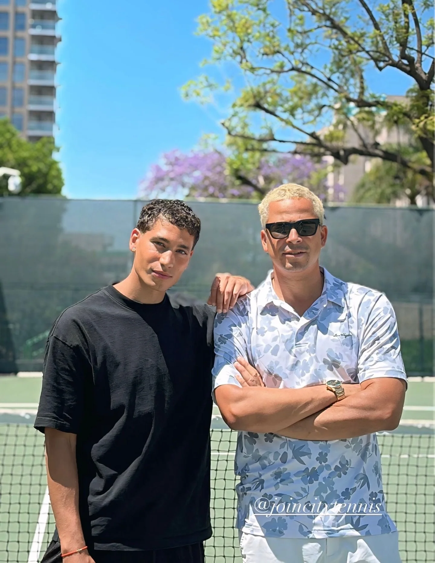 @vincentrayvon #dtla #joincitytennis #losangeles #tennis #tennislife