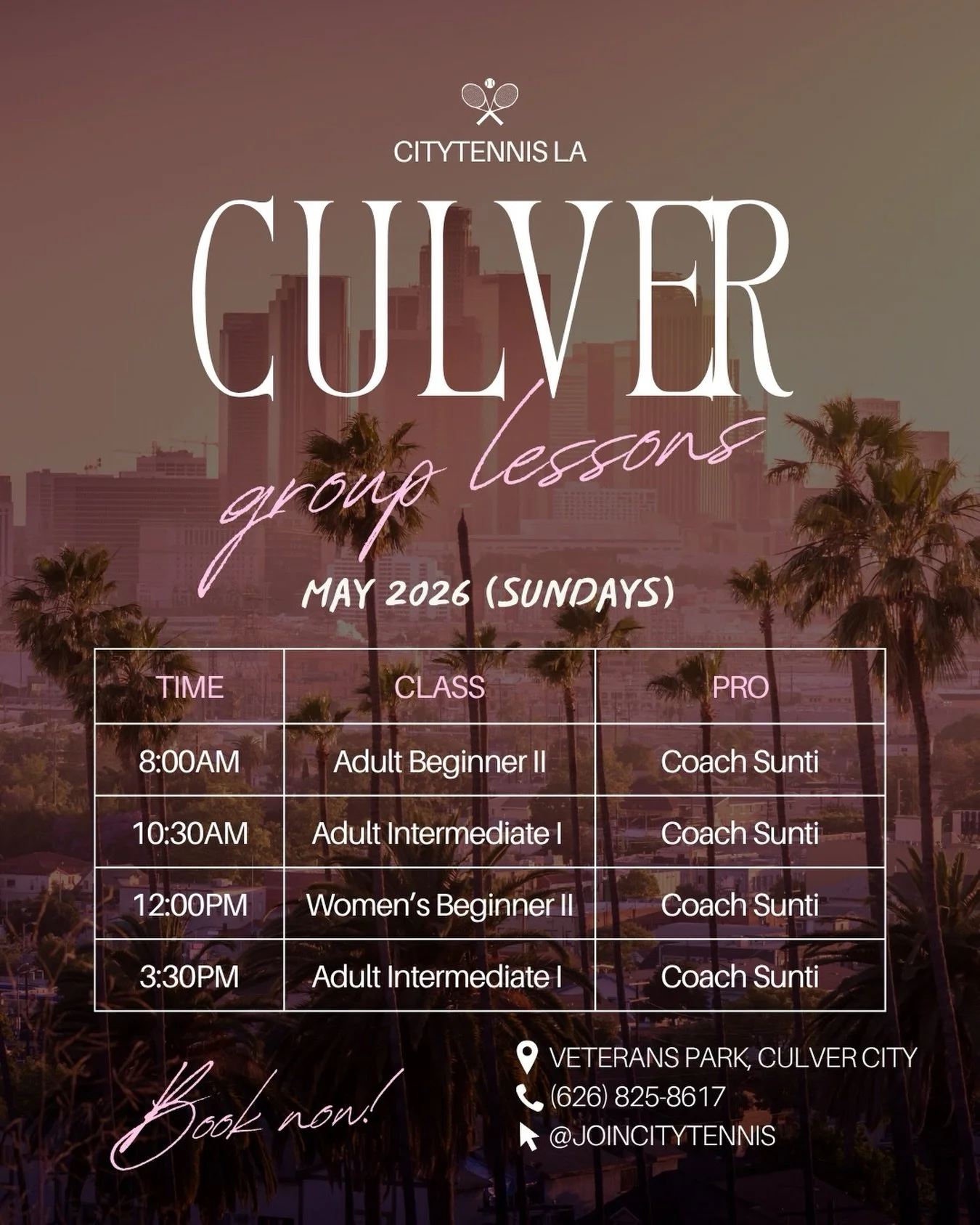 #Joincitytennis #tennis #culvercity #losangeles #2026 @sunti_p