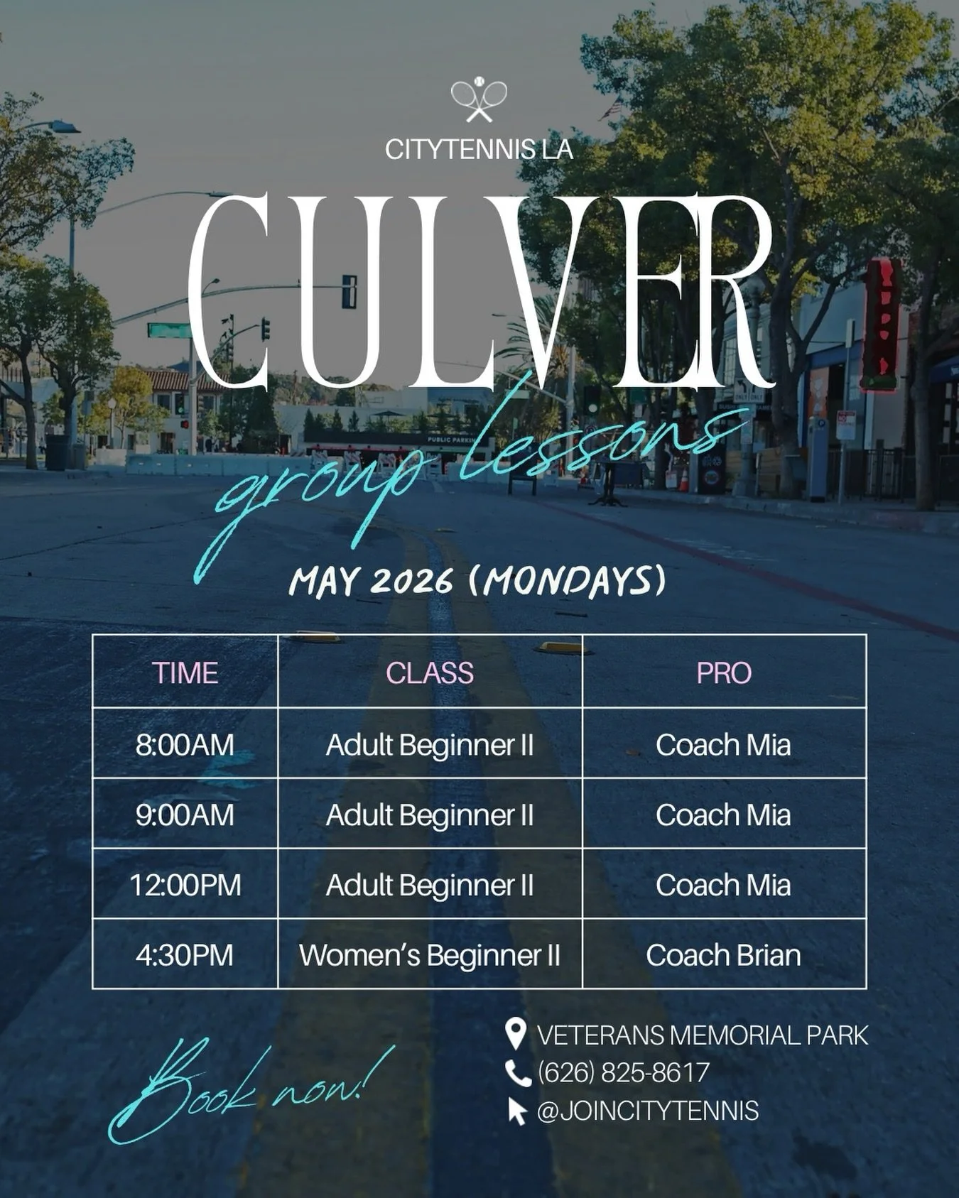 #Joincitytennis #tennis #culvercity #losangeles #2026 @tennisamateurforever @coachbtv