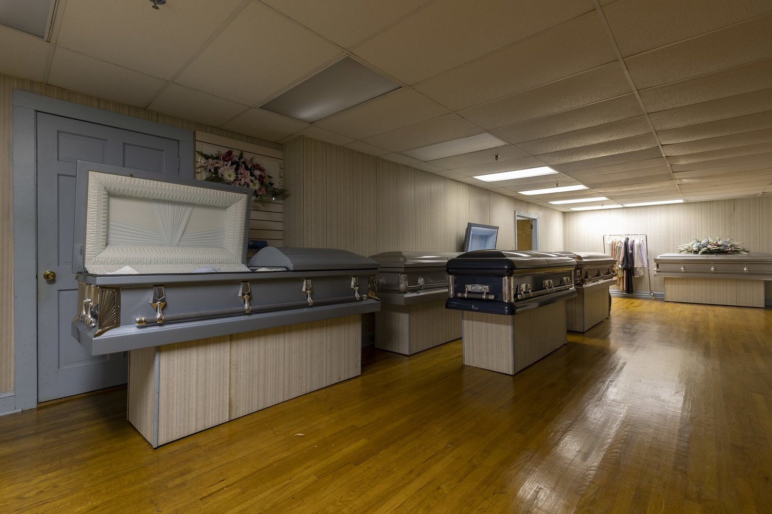Abandoned Funeral Home That Left All The Caskets — Abandoned Central