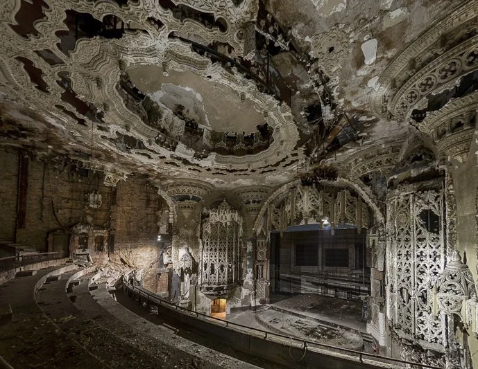 Detroit's Iconic Abandoned United Artist Theater — Abandoned Central