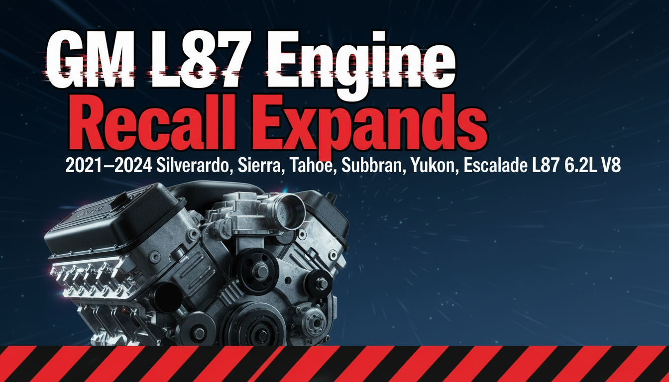 GM 6.2L L87 V8 Recall Explained: Why the New Oil Fix May Not Solve the Problem