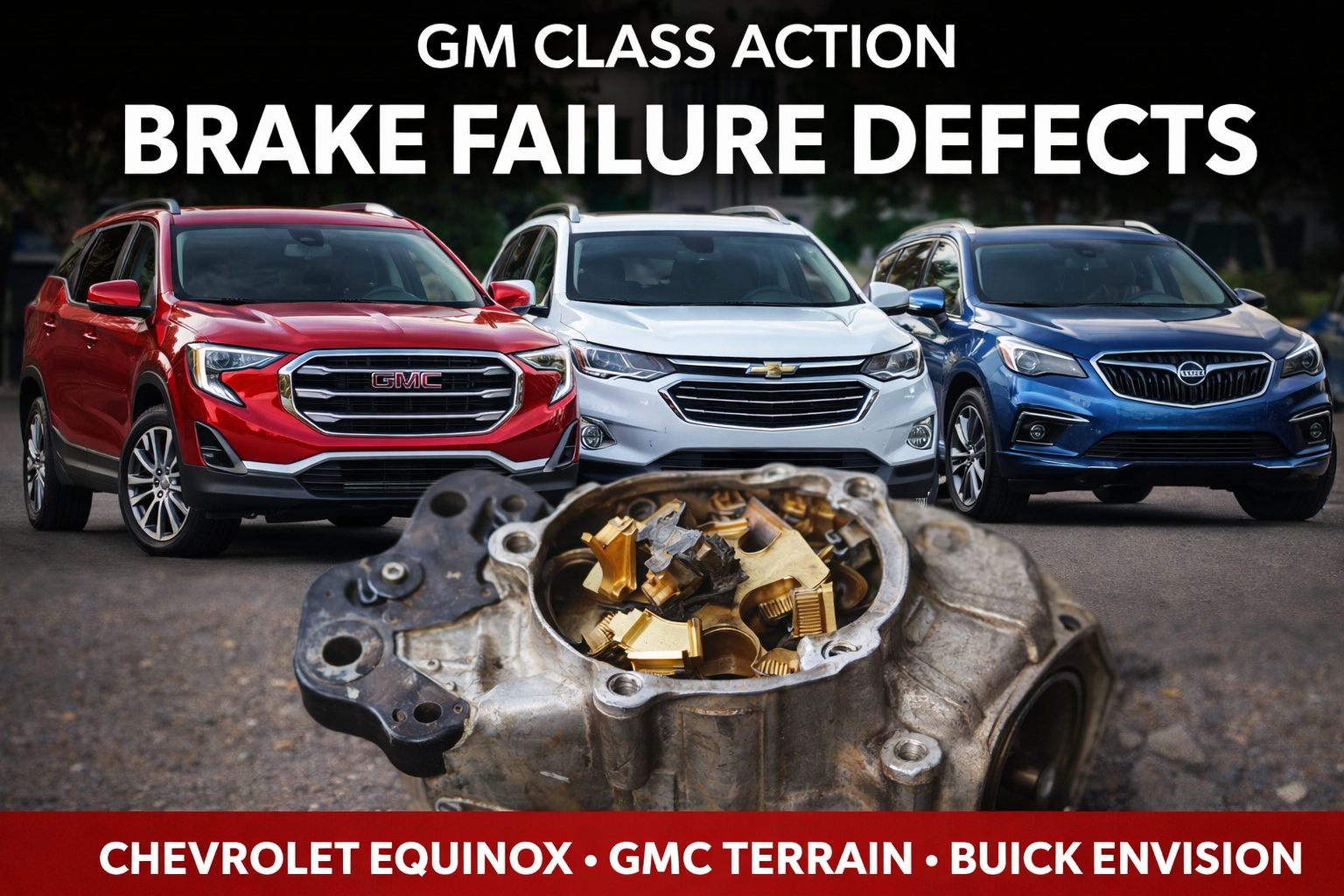 GM Faces Class Action Over Brake Vacuum Pump Failures in Chevrolet Equinox, GMC Terrain, and Buick Envision