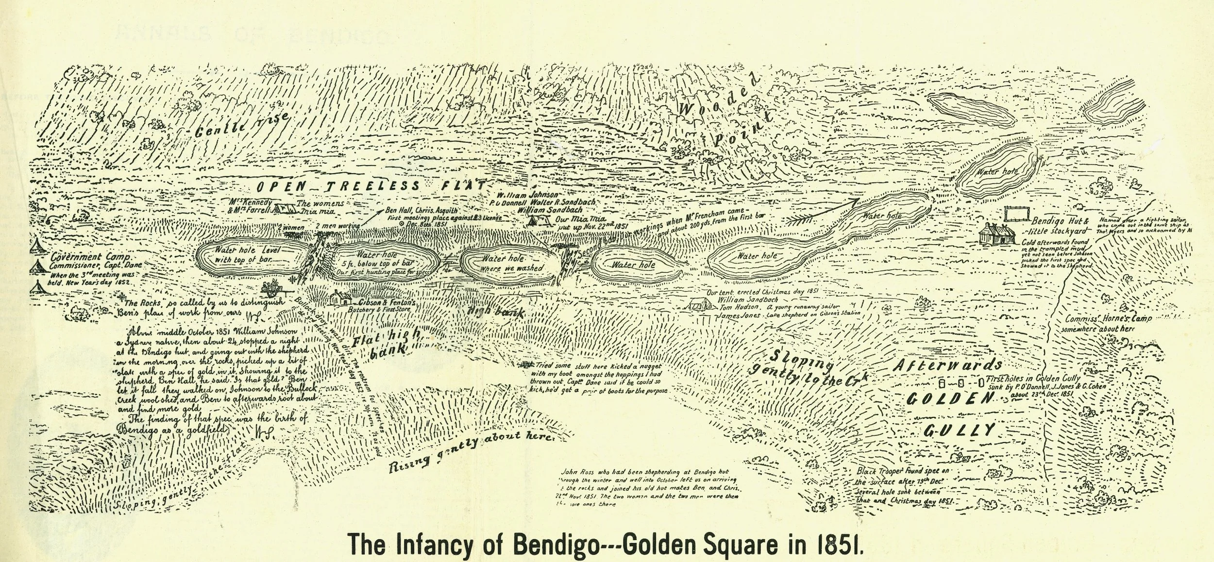 10 The Infancy of Bendigo 1851 Map_resized.jpg