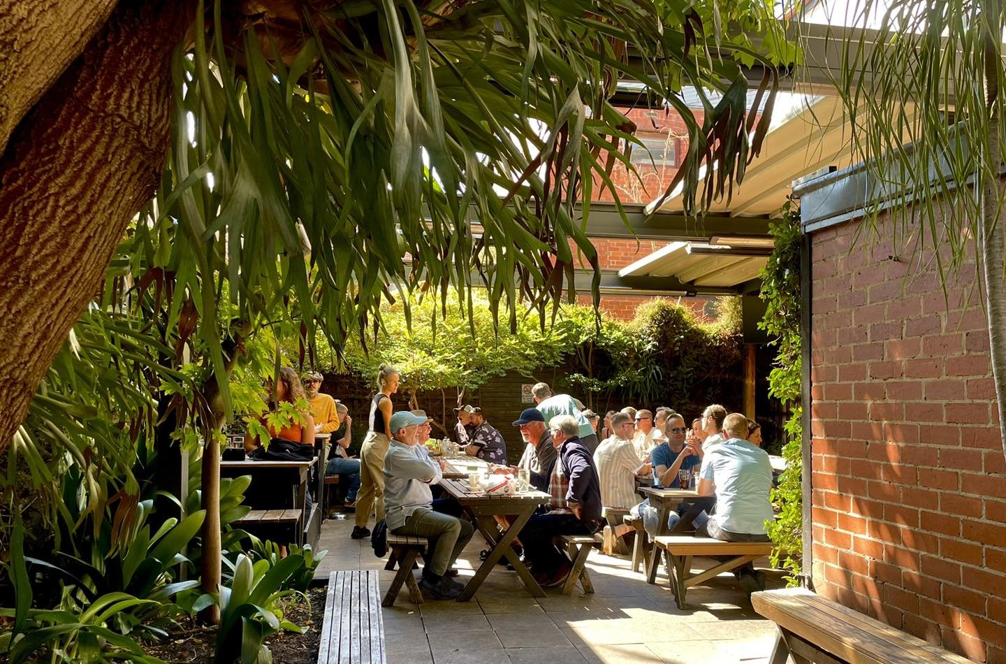 Our beer garden is gorgeous in any weather! We&rsquo;ve got retractable roofs and heaters to keep you comfy all through the colder months.

Give us a call or check out our website for big or small bookings, or just wander in 👐