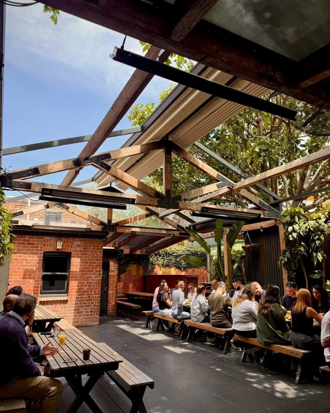 Our beer garden is the perfect spot for your summer celebrations.

Get in touch with our team via email to book large groups.
Head to our website for any smaller tables.

We look forward to seeing you in December 😉