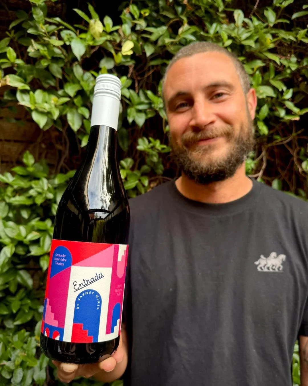 A beautiful new chilled red by the glass, modelled by our beautiful Nick! 

A Grenache, Mourv&eacute;dre, Touriga blend by Varney Wines and made in Adelaide Hills, this one is perfect for those autumnal afternoons.