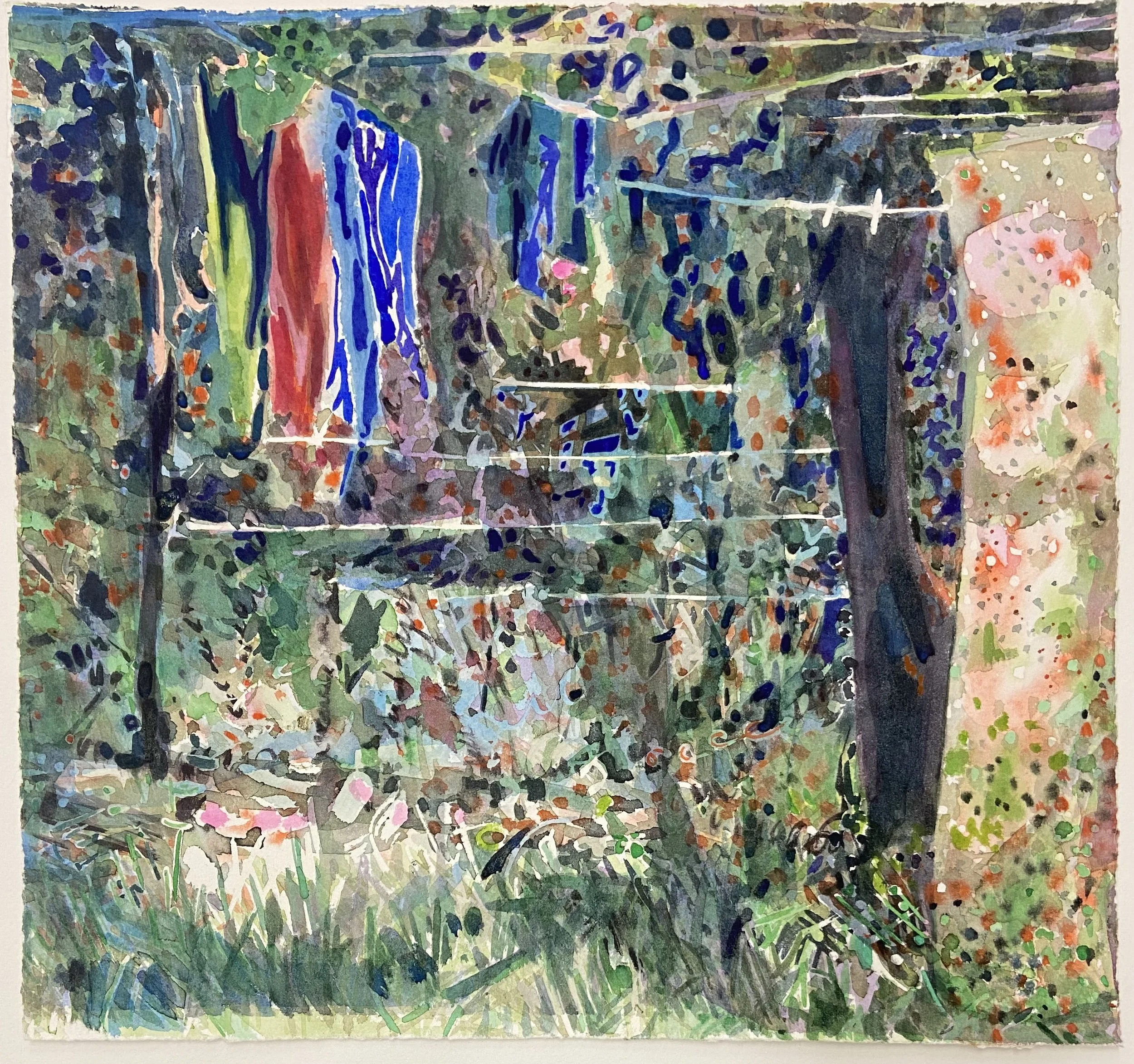 Laundry 5  Watercolour on Paper. 32x30cm