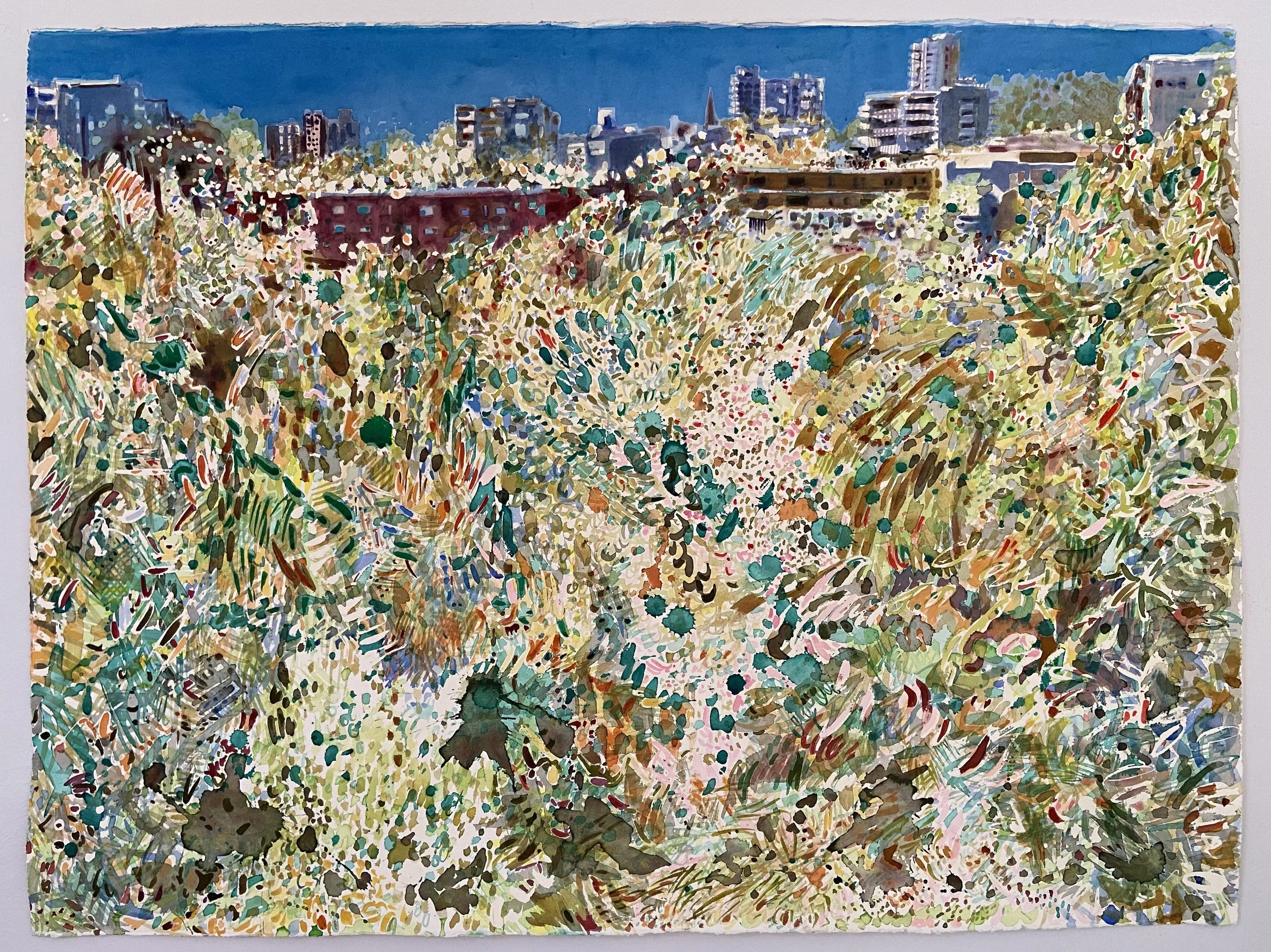 Spring   Watercolour on paper    56x76cm