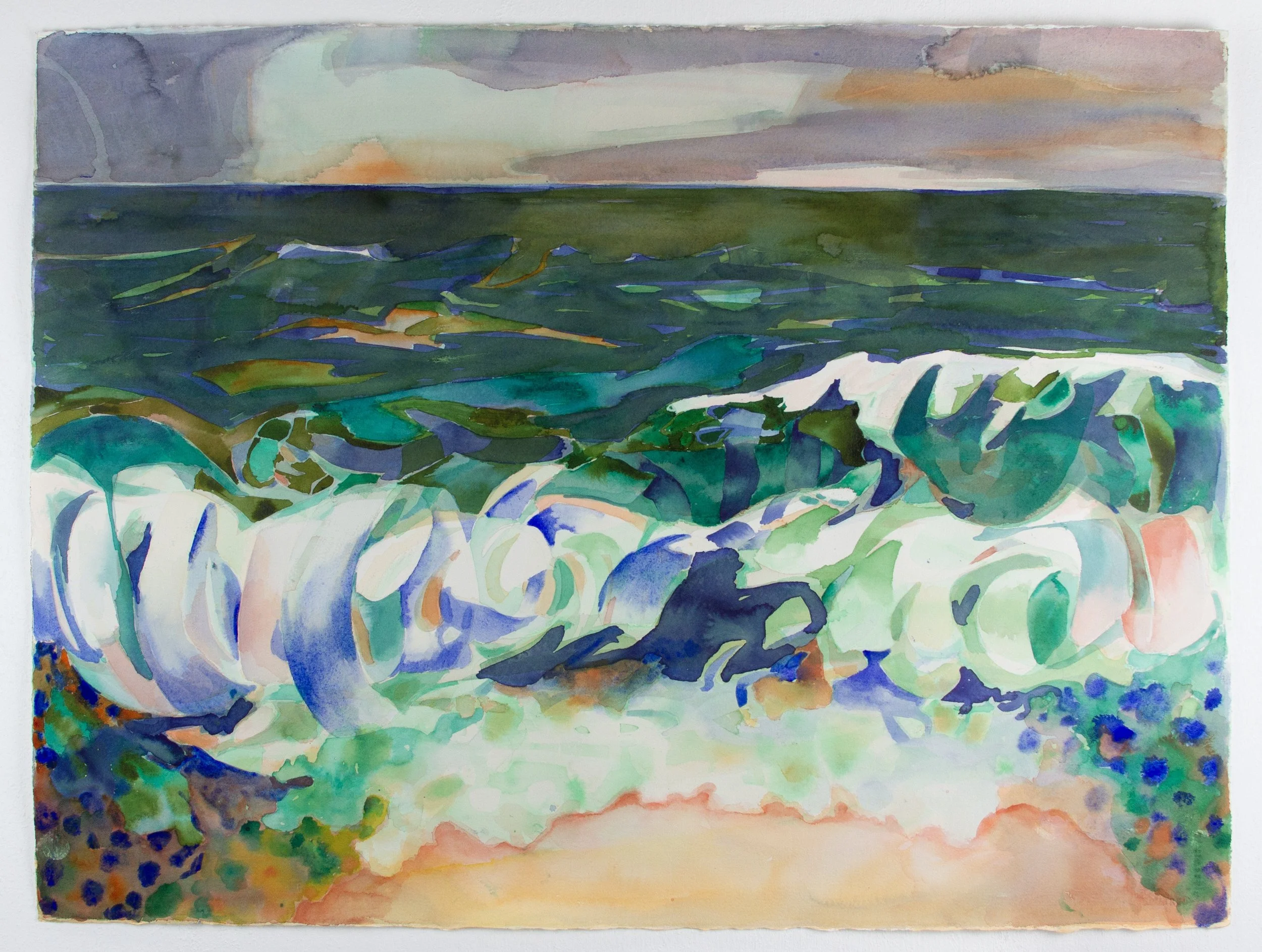 Surge    Watercolour on paper  76x56cm