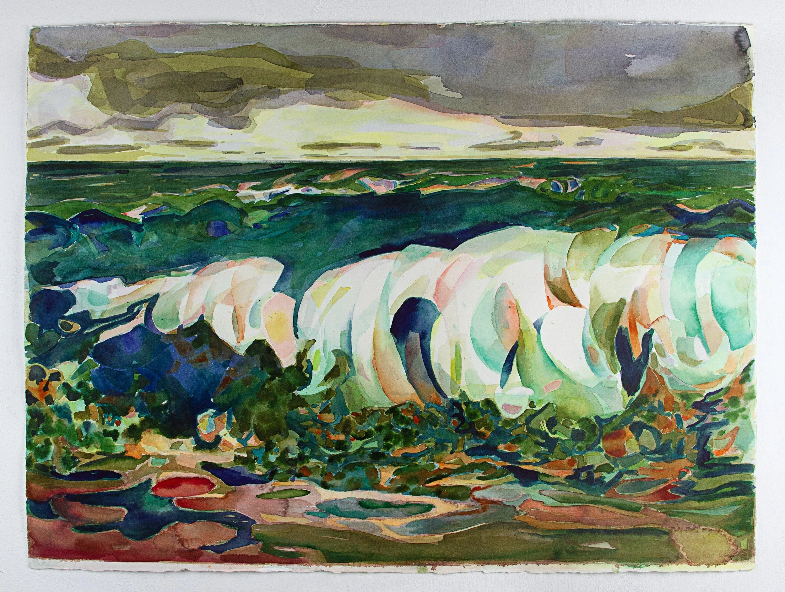Tumble    Watercolour on paper  76x56cm