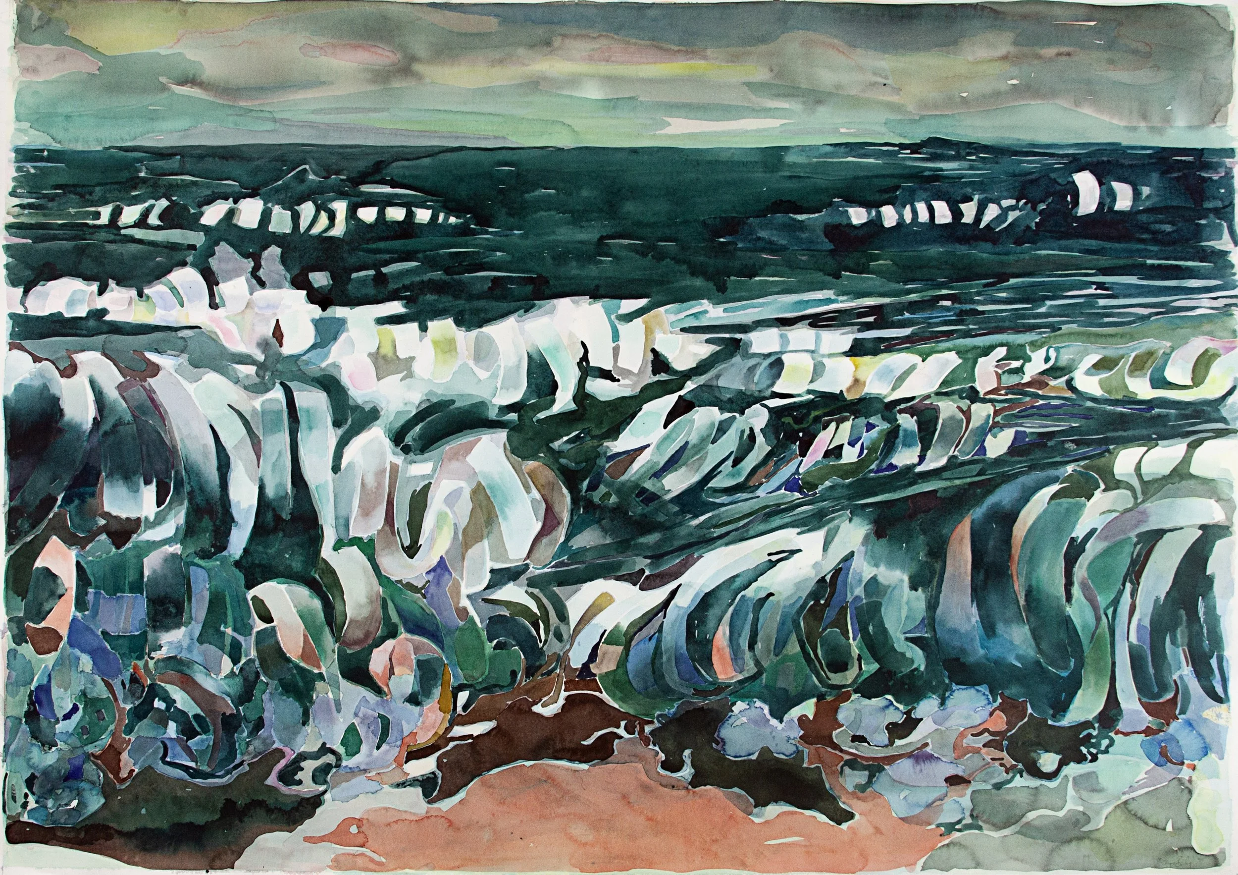 Forte    watercolour on paper    146x110cm