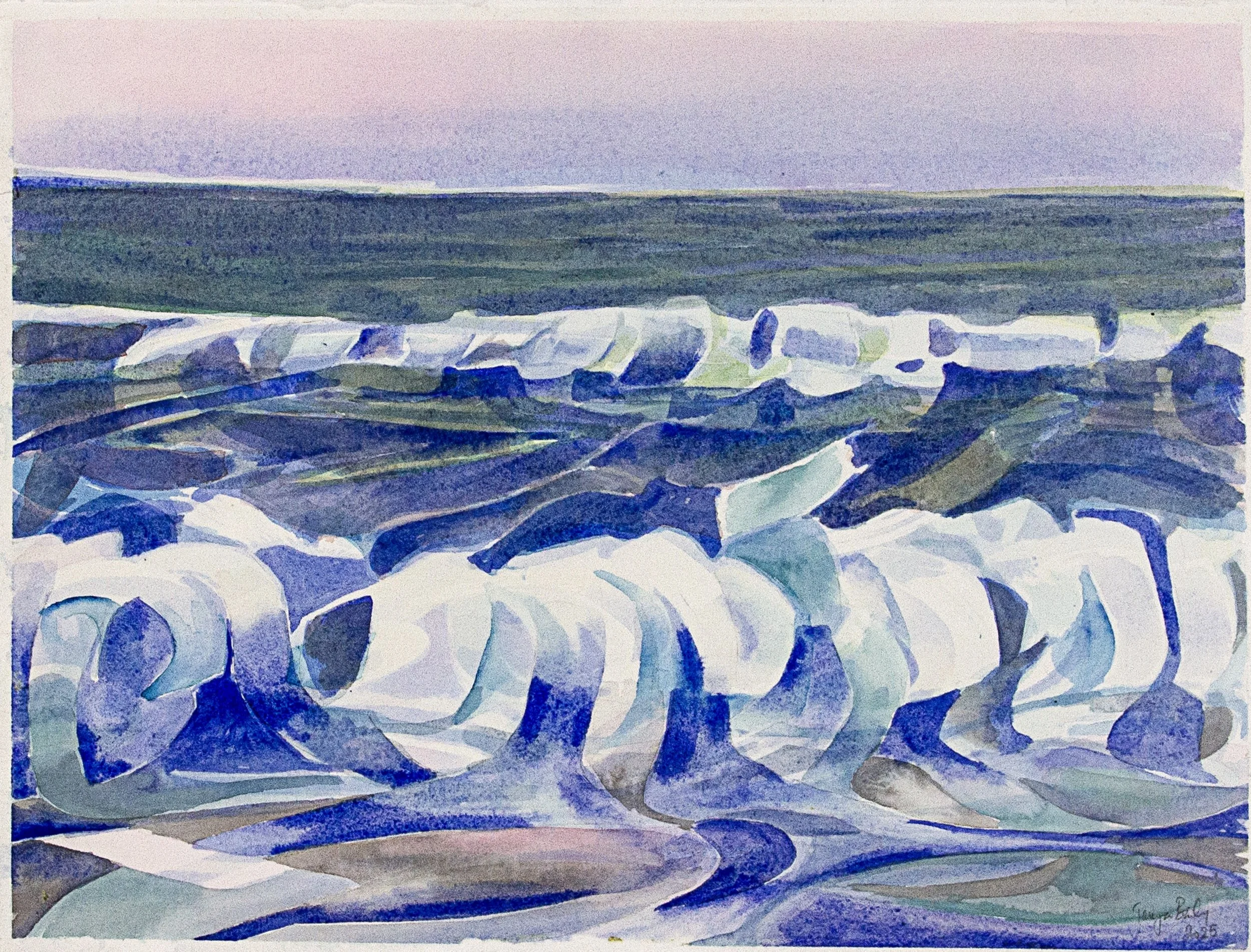 Whispers   watercolour on paper  54x45cm