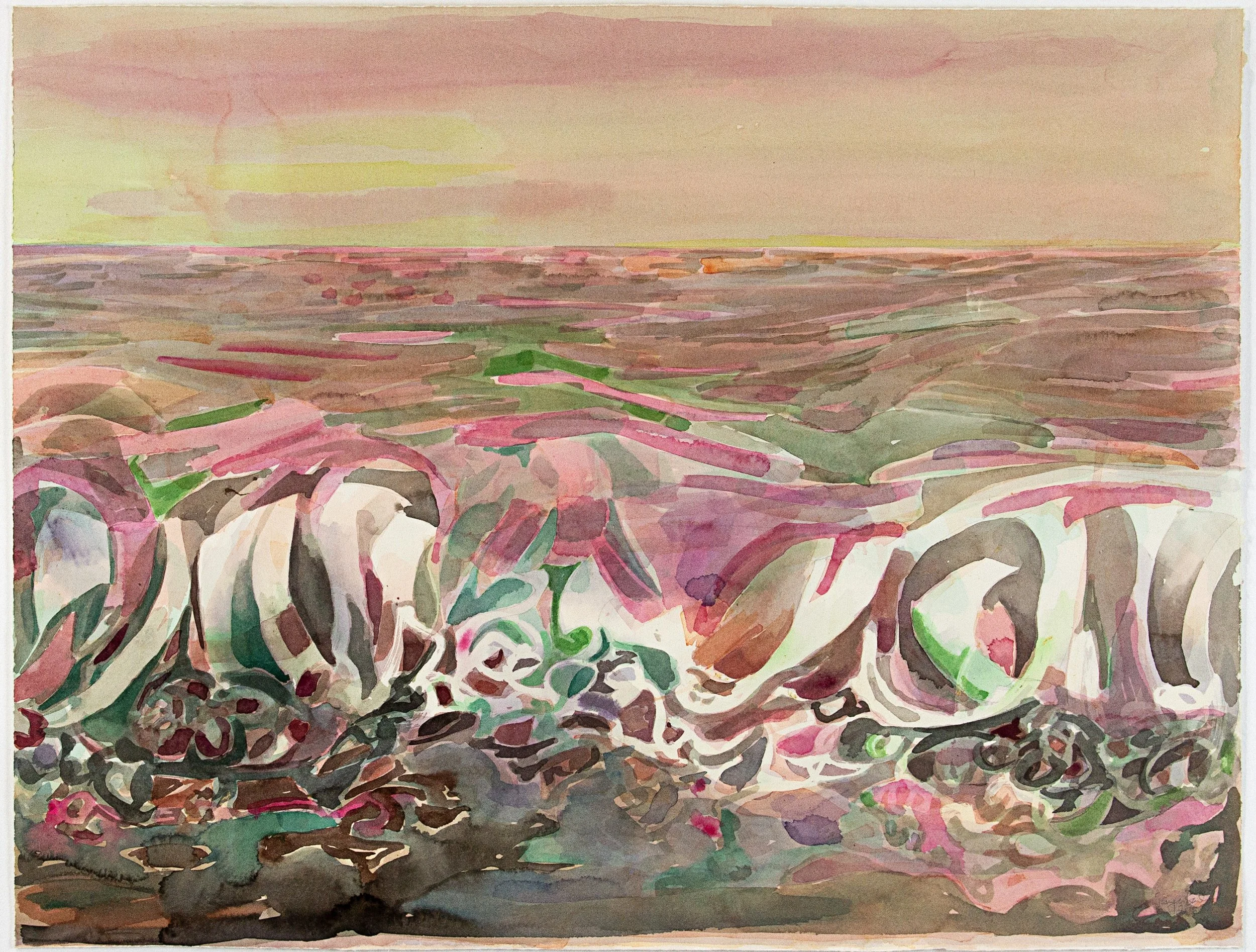 Promise   watercolour on paper   70x 54cm