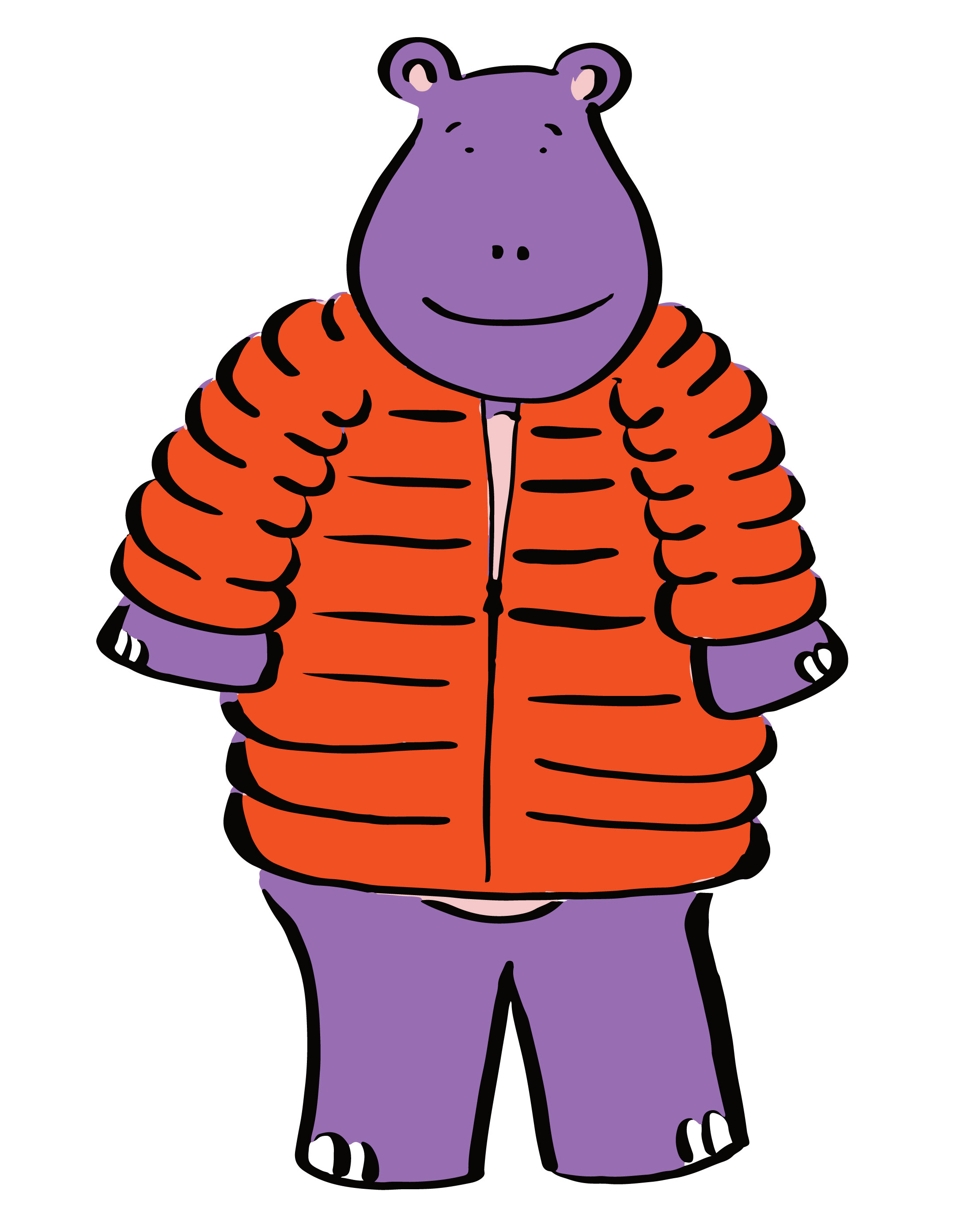 Cara Harris • Nashville, TN @caralouise_id This is a character I’ve been developing: Hilary the Hippo. Hilary is a fun-loving hippo who learns life lessons and experiences emotions just like people do. When seeing the prompt “puff” it occurred to me that Hilary in a puffy jacket would both be hilarious and probably cute.