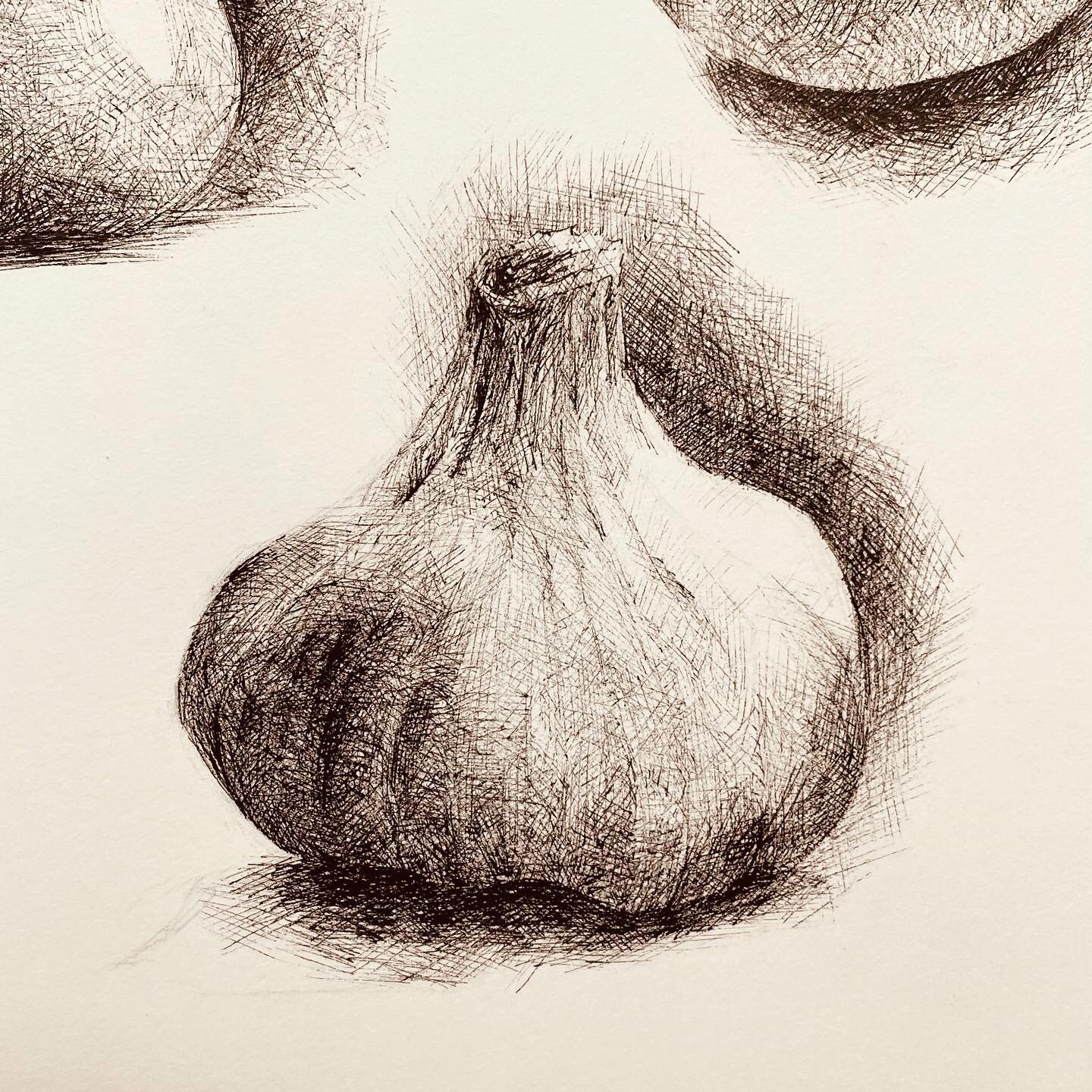 I always like going back to basics and what a great way to do it with @wagonized crosshatching technique. 

I don&rsquo;t think I&rsquo;ve ever drawn anything purely with crosshatching and a pen, so there is always something to learn! 

#crosshatchin
