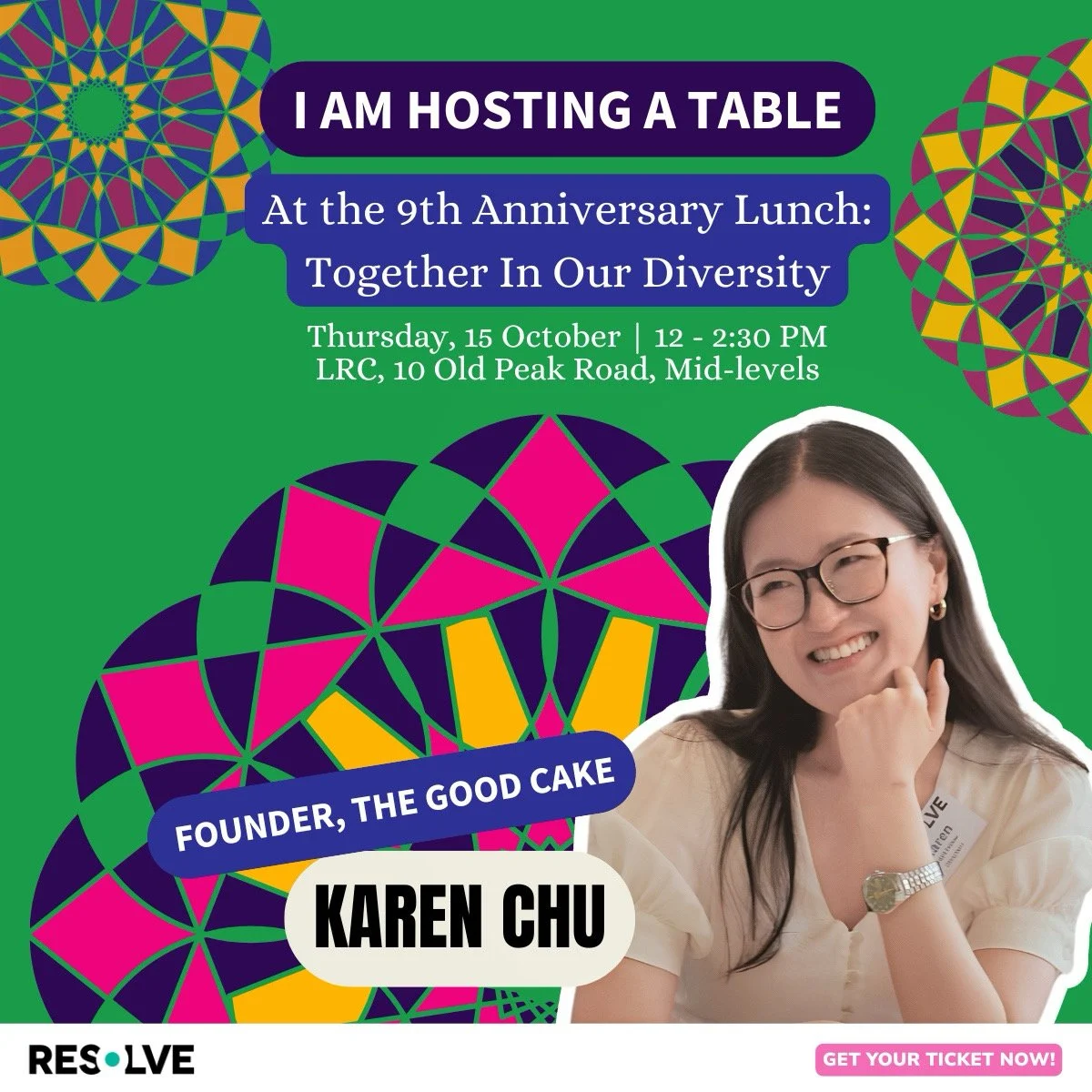 Join RESOLVE FOUNDATION’s 9th Anniversary Lunch - Oct 15th 2026