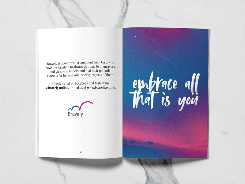 Above: Sample workshop booklet