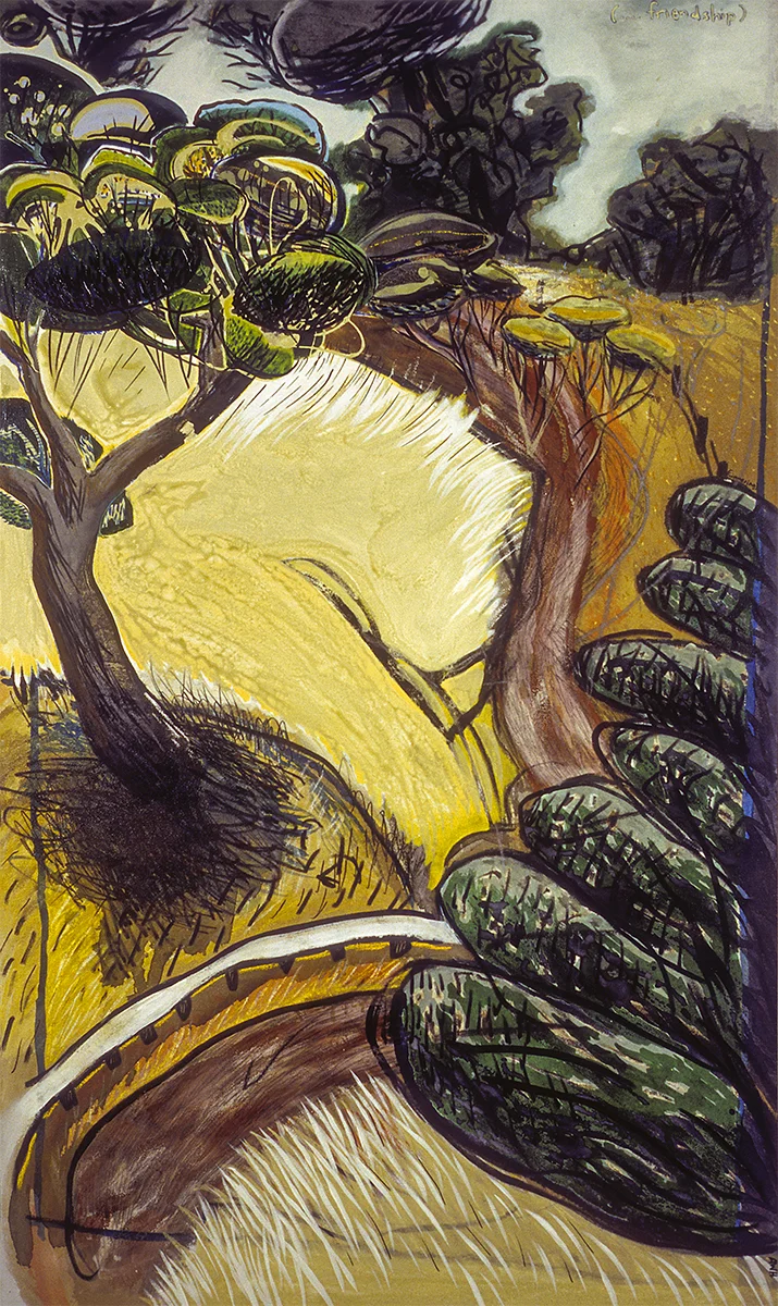 Road To Johnno's 1700mm H x 900mm W Oil & Mixed Media on Canvas