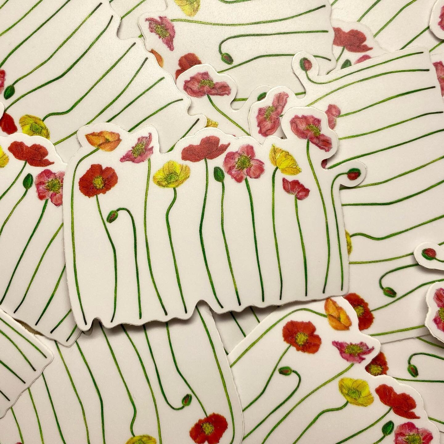 NEW⚡️ Poppy Garden Stickers. Now available in store online.

See Link in Bio 🌸