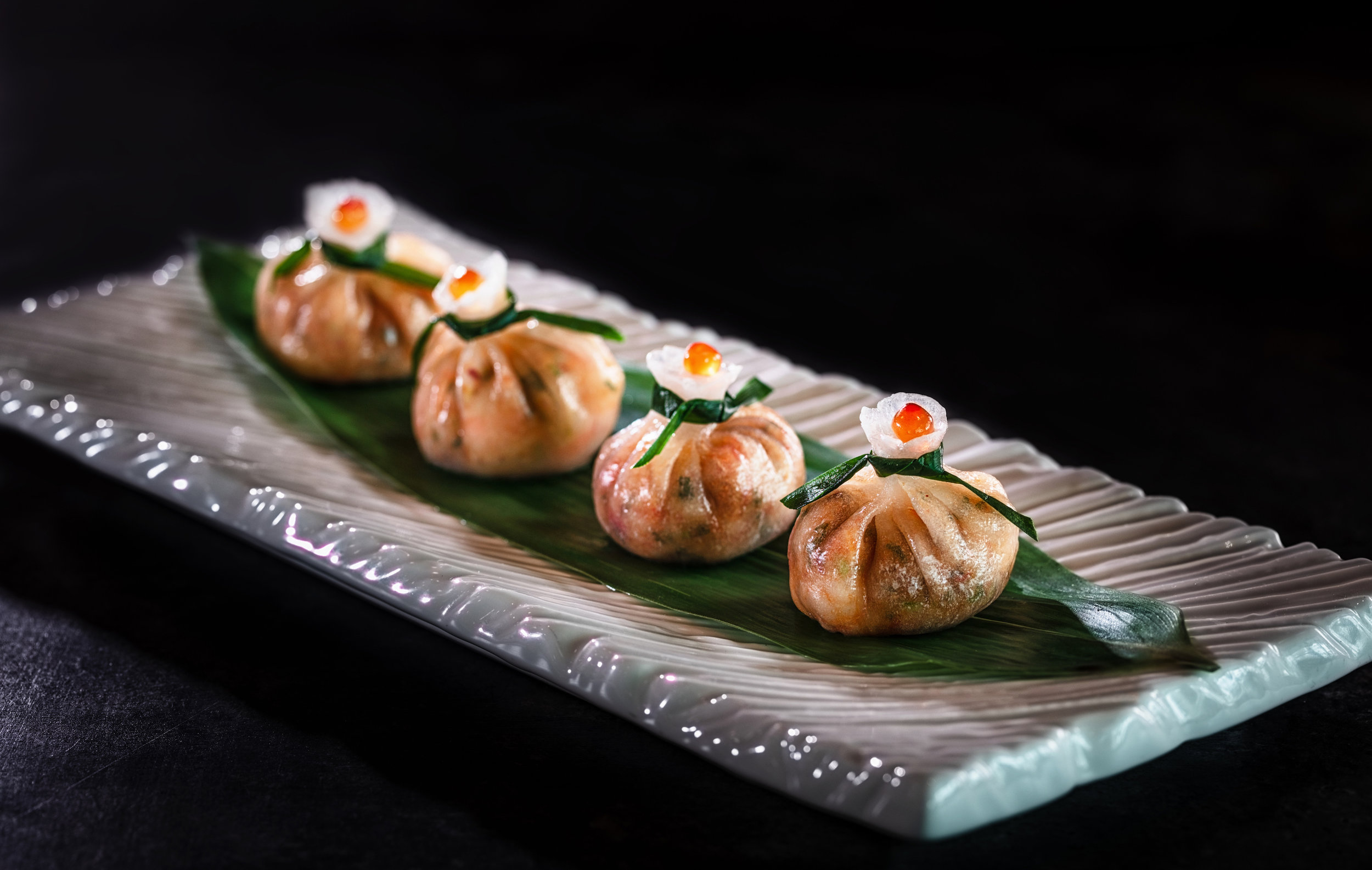 Dim Sum With Caviar On Top