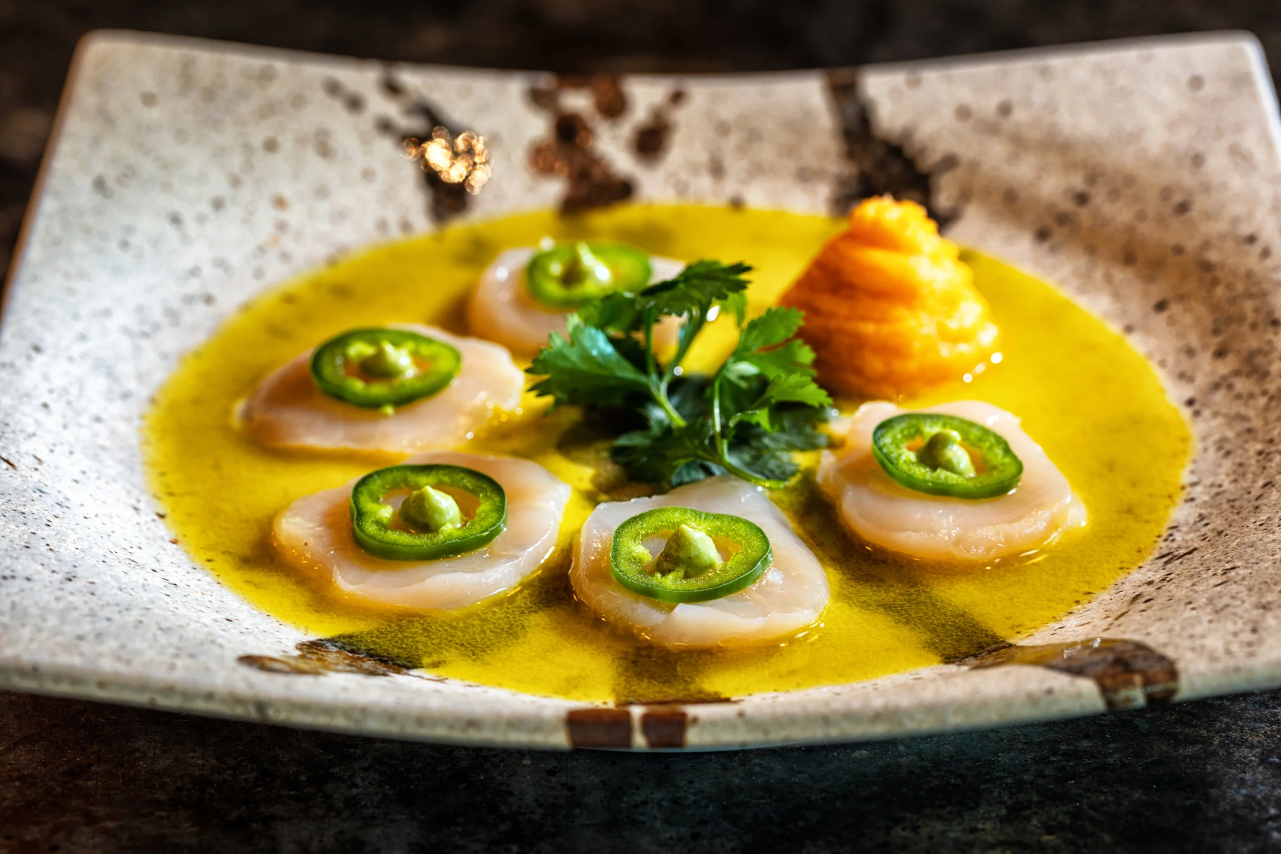 Scallop and Jalapeno Carpaccio