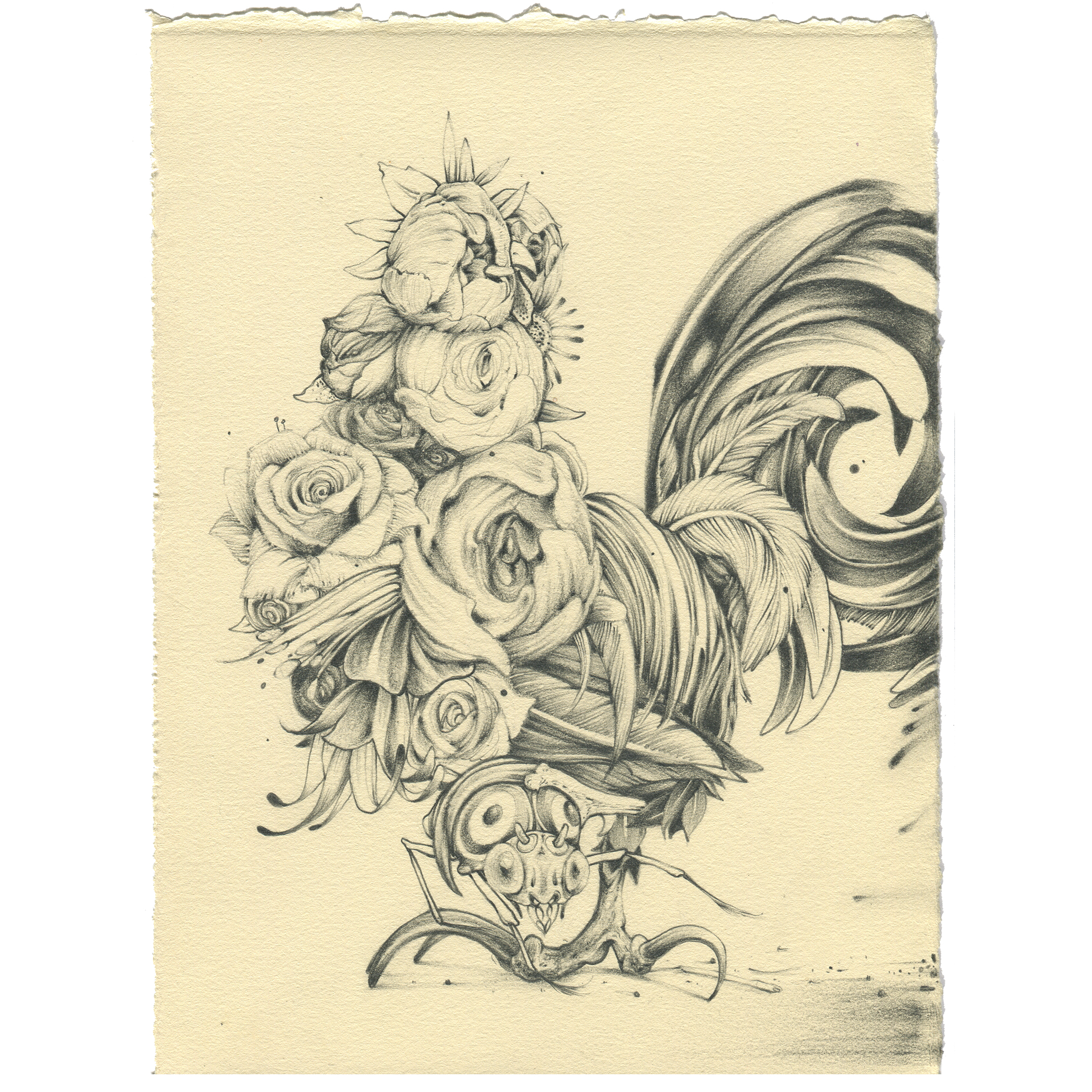 flower rooster