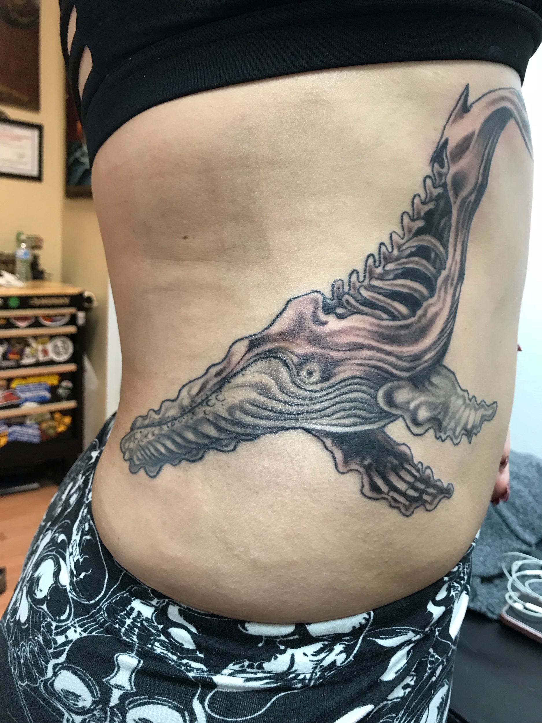half dead humpback - in progress