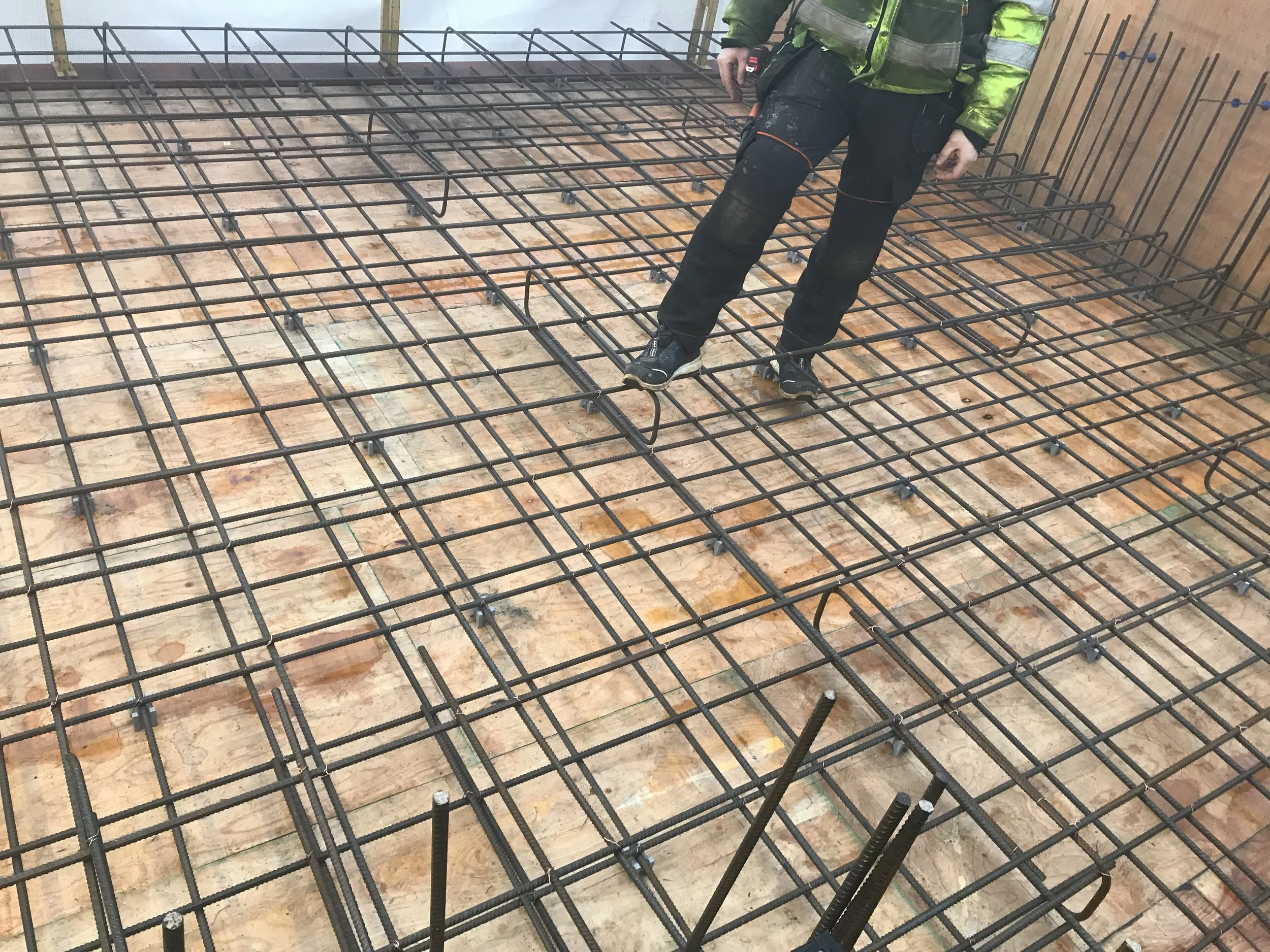 Betongdekke treningsrom